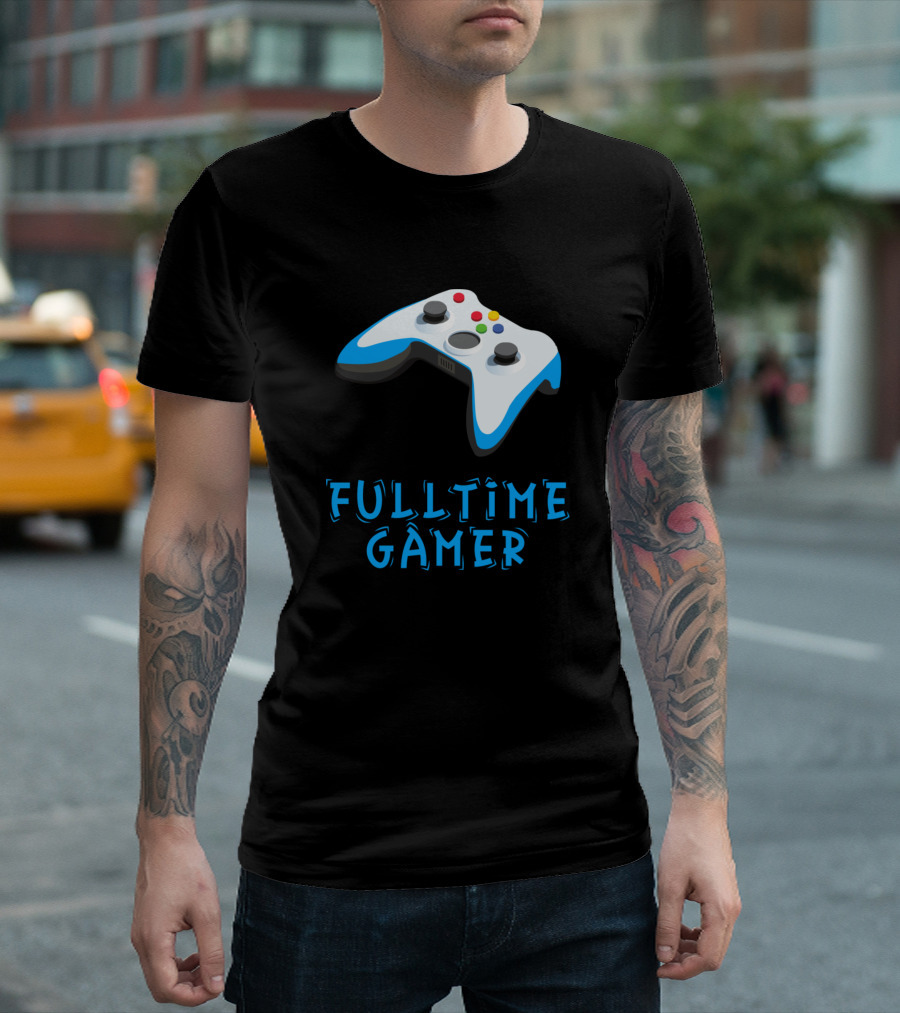 Fulltime Gamer Video Game Controller T-Shirt