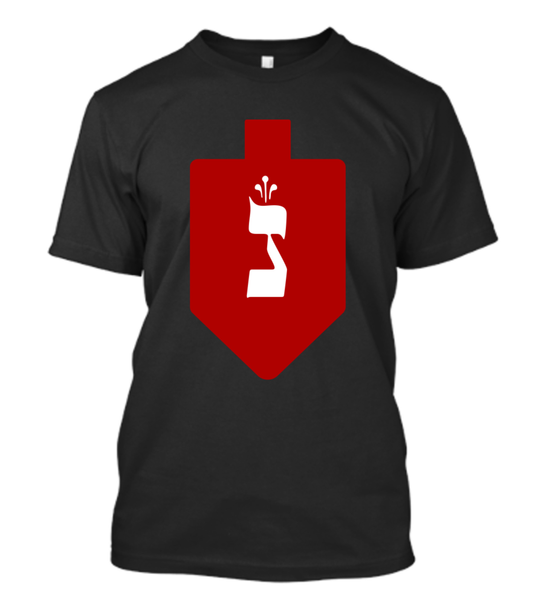Red Dreidel Nun T-Shirt