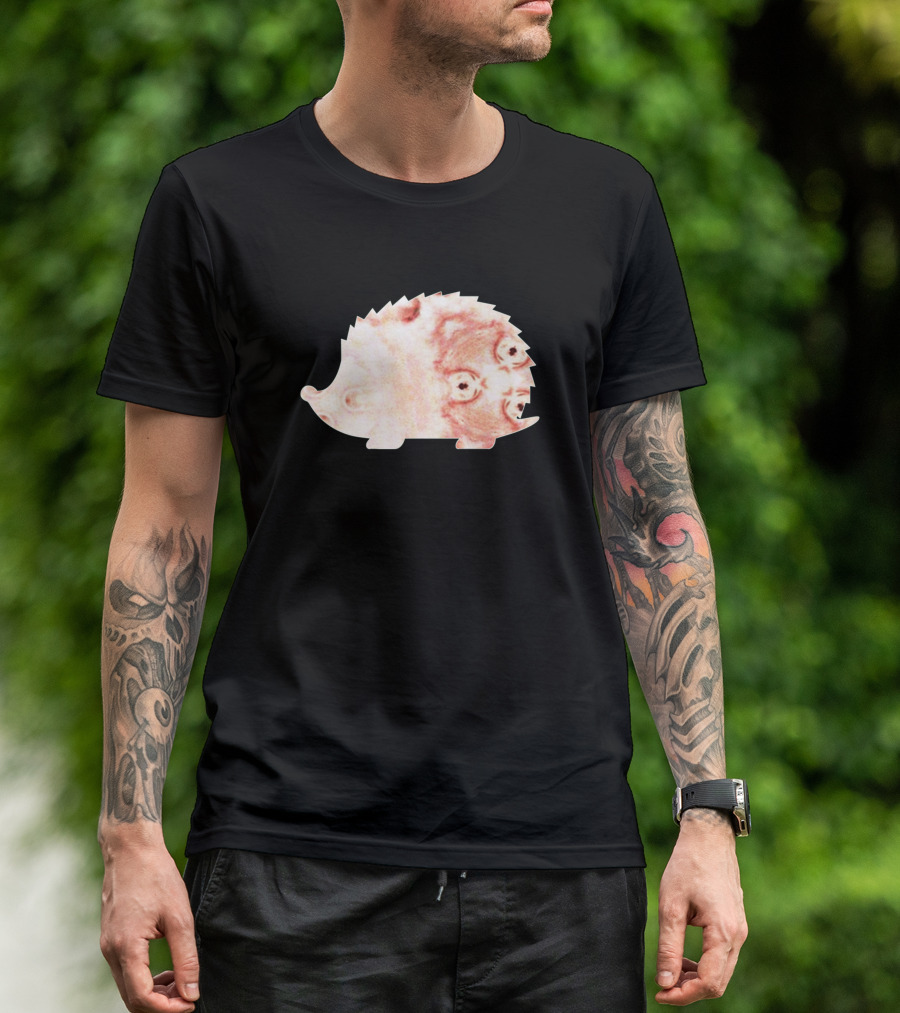Porcupine 328 Psychedelic Pattern Animal T-Shirt