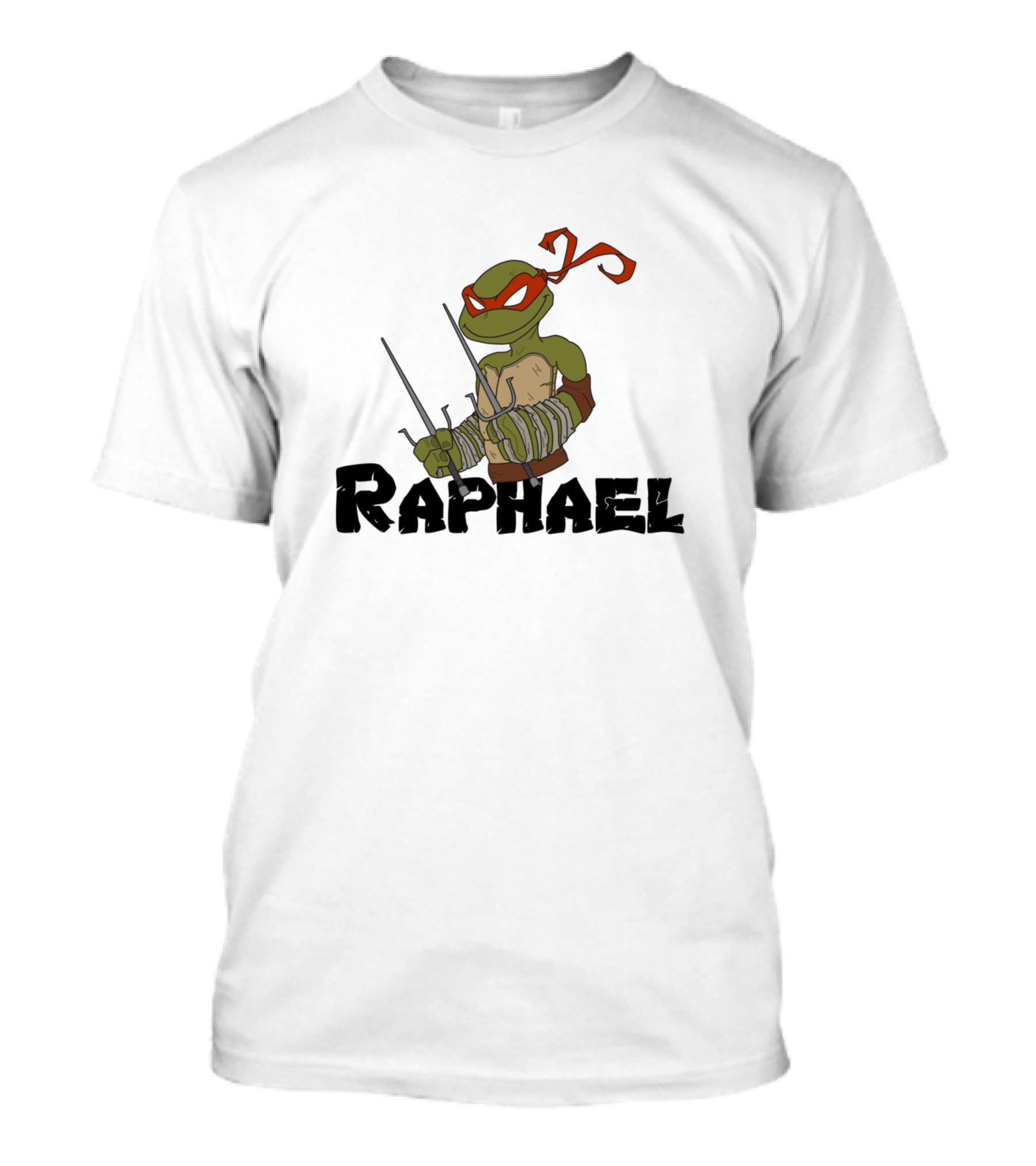Raphael Teenage Mutant Ninja Turtles Sai Weapons T-Shirt
