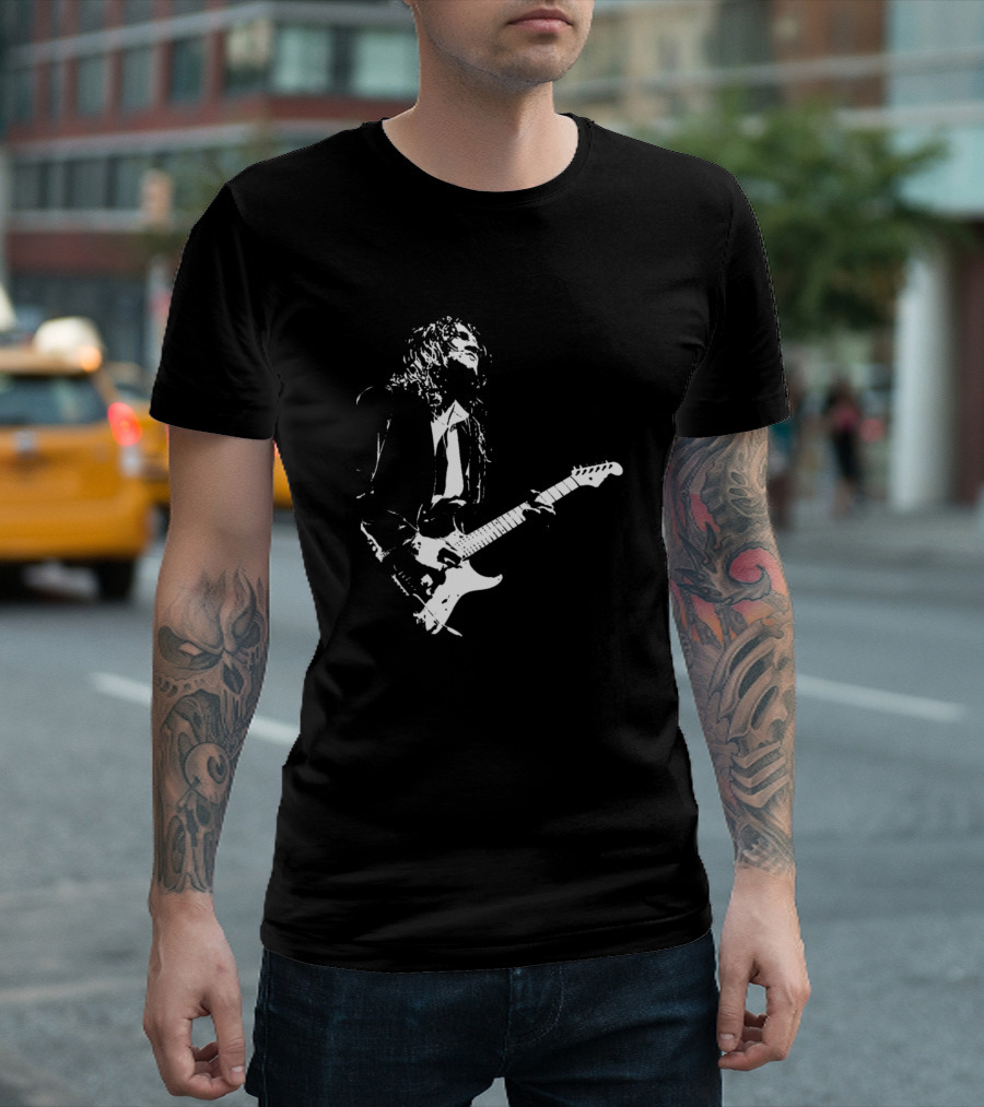 John Frusciante Guitar Silhouette Music Legendary Rock T-Shirt