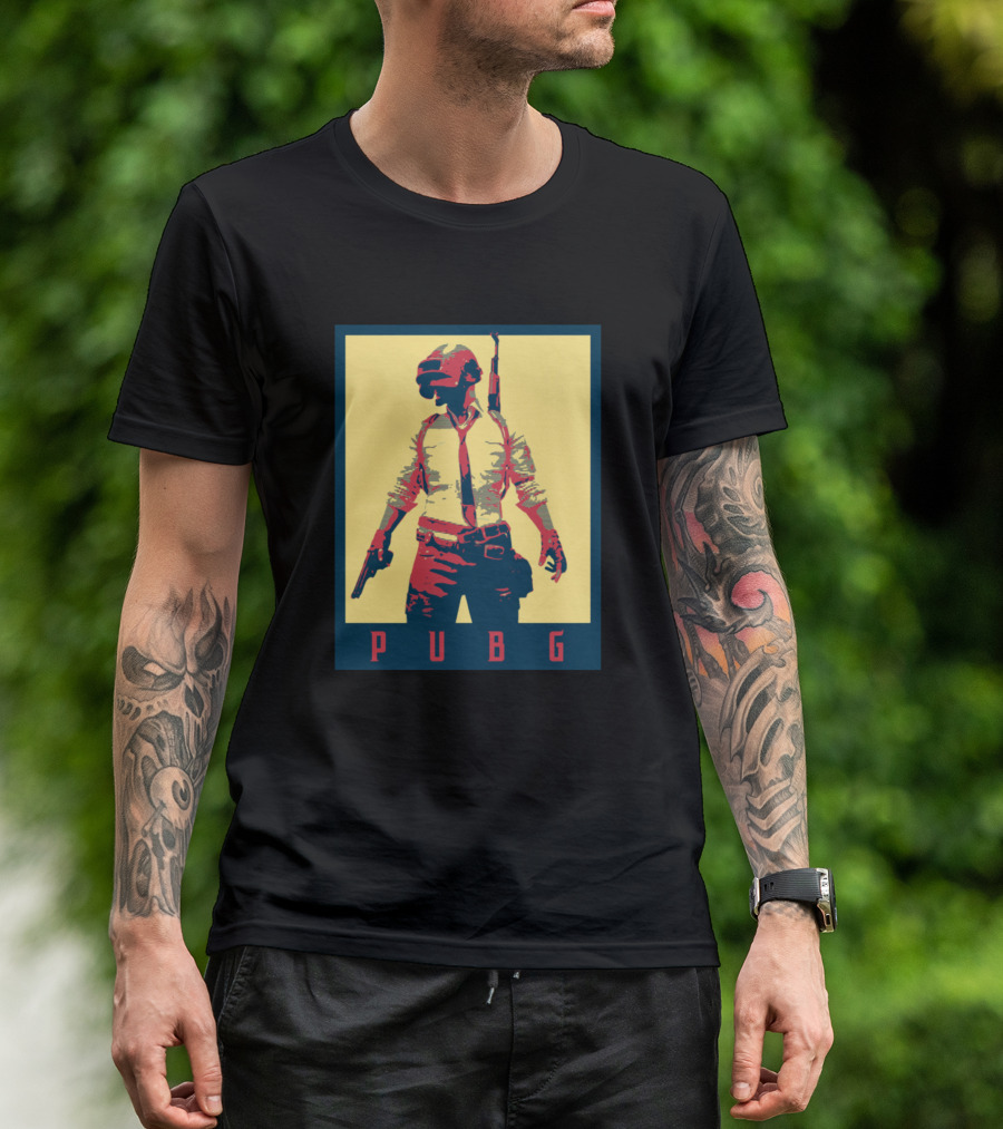 PUBG Heroic Style Pop T-Shirt