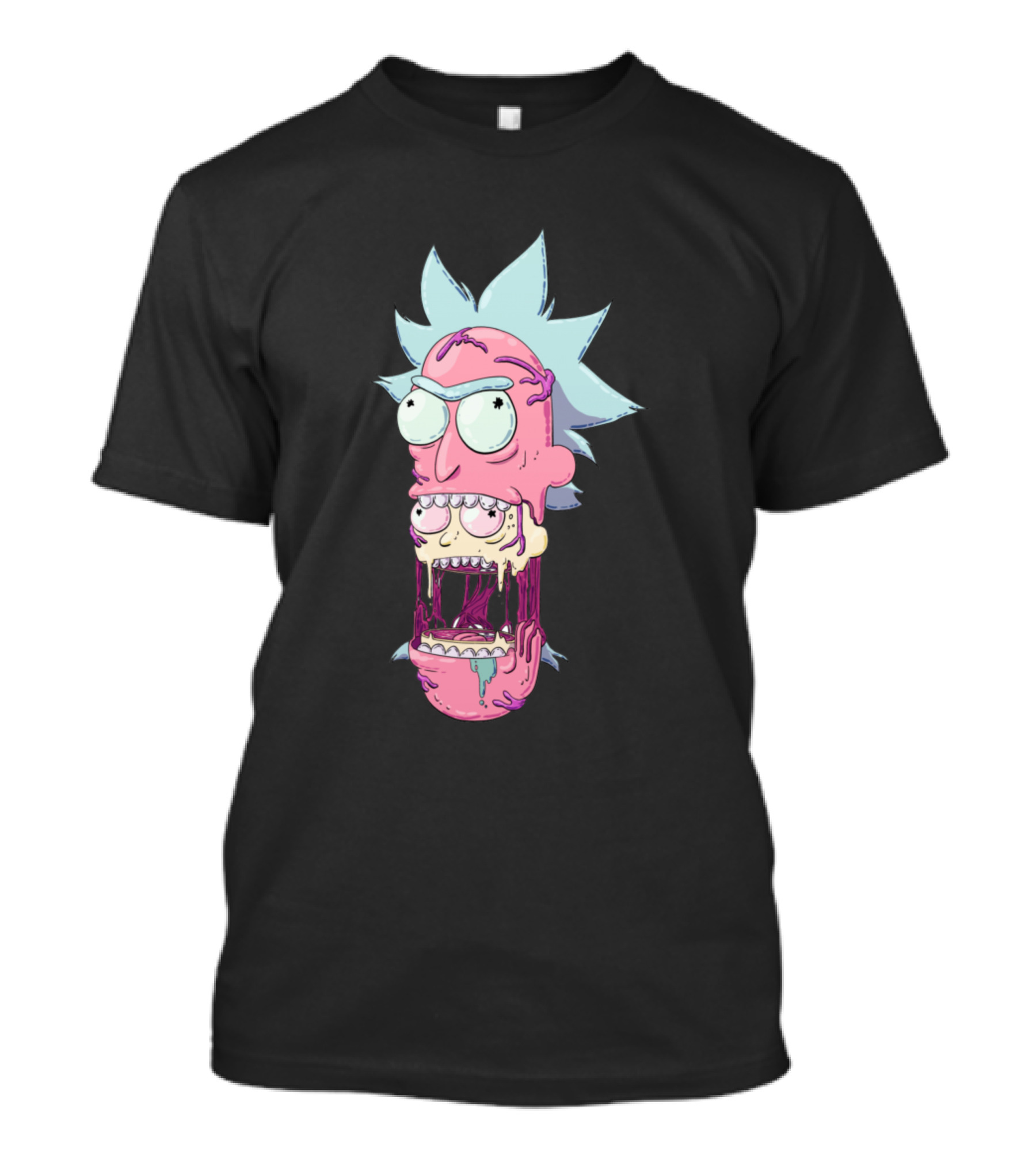 Rick Monster Melting Alien Head T-Shirt