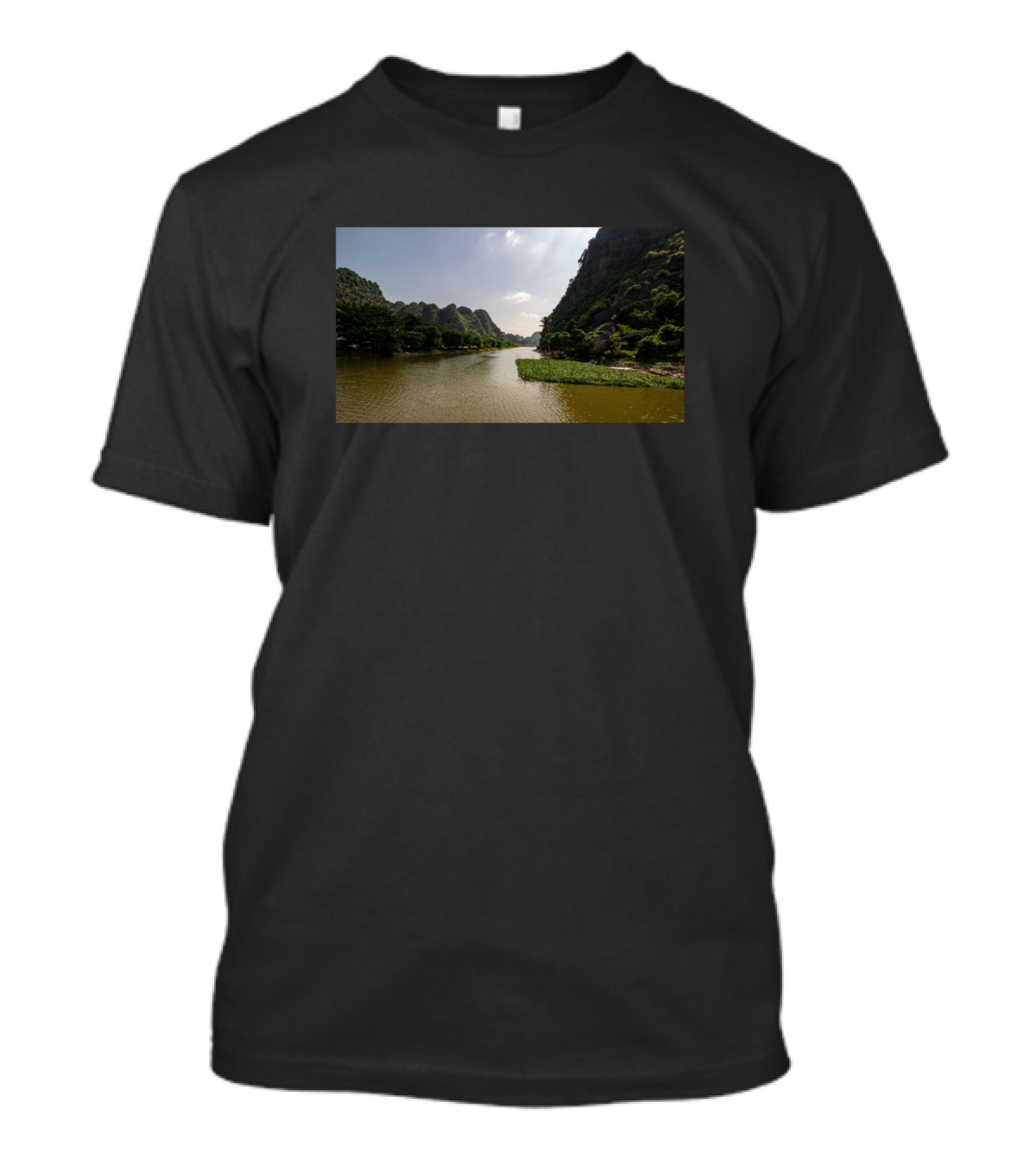 Sông O Kh River Scenic Landscape Ninh Binh Vietnam T-Shirt
