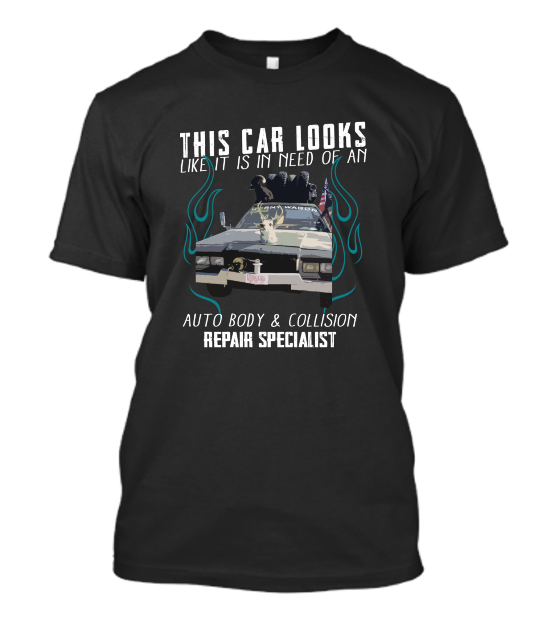 This Car Looks Like It Is In Need Of An Auto Body And Collision Repair Specialist T-Shirt