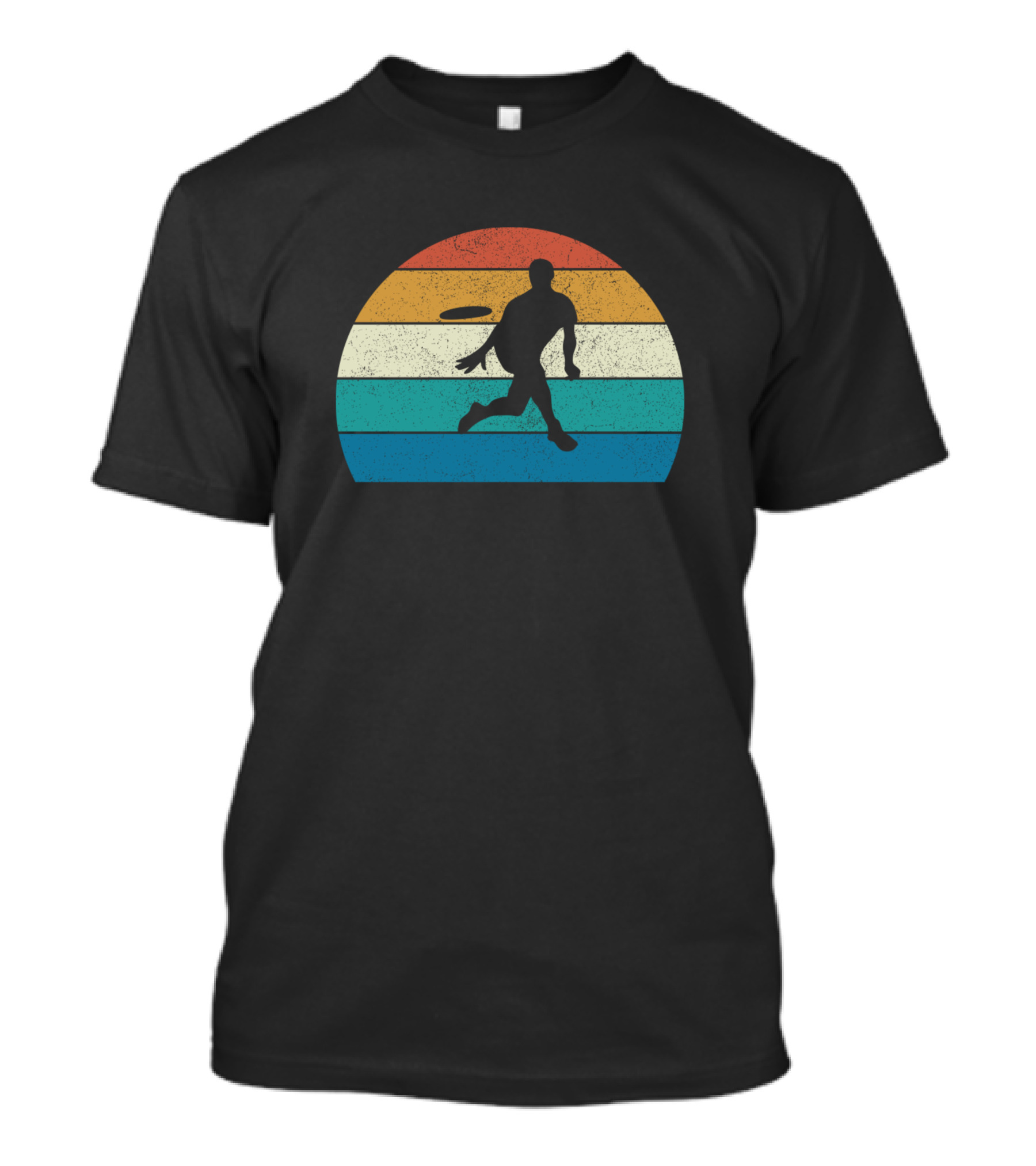 Ultimate Disc Sport Vintage Style Retro Sunset T-Shirt