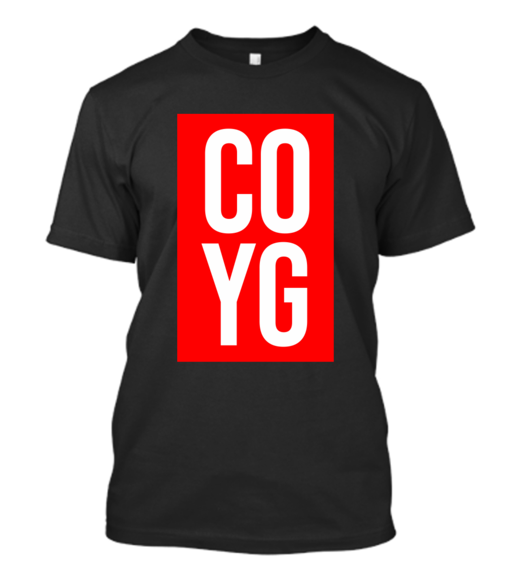 Arsenal COYG Super New Bold White Red Rectangle T-Shirt