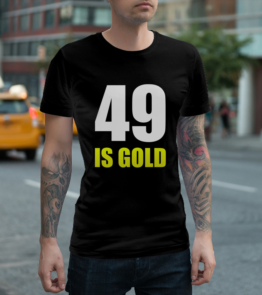 Arsenal Invincibles 49 Is Gold T-Shirt