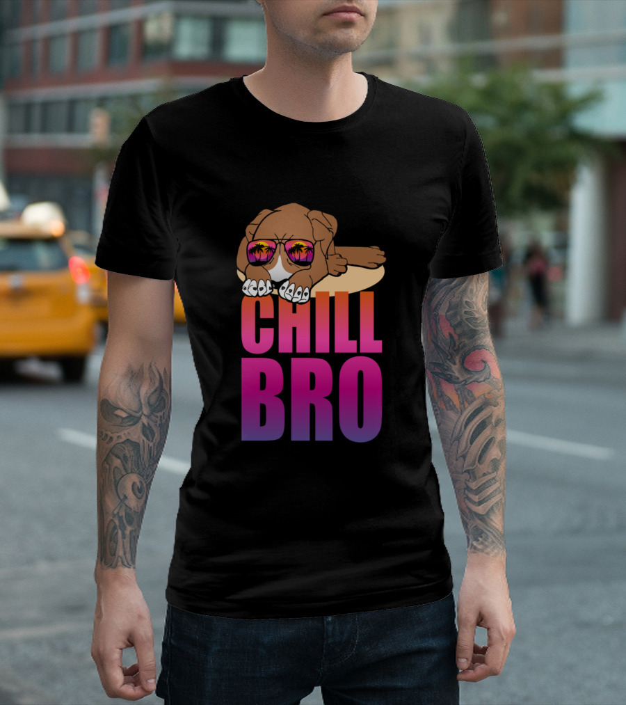Cocker Spaniel Chill Bro Sunglasses T-Shirt