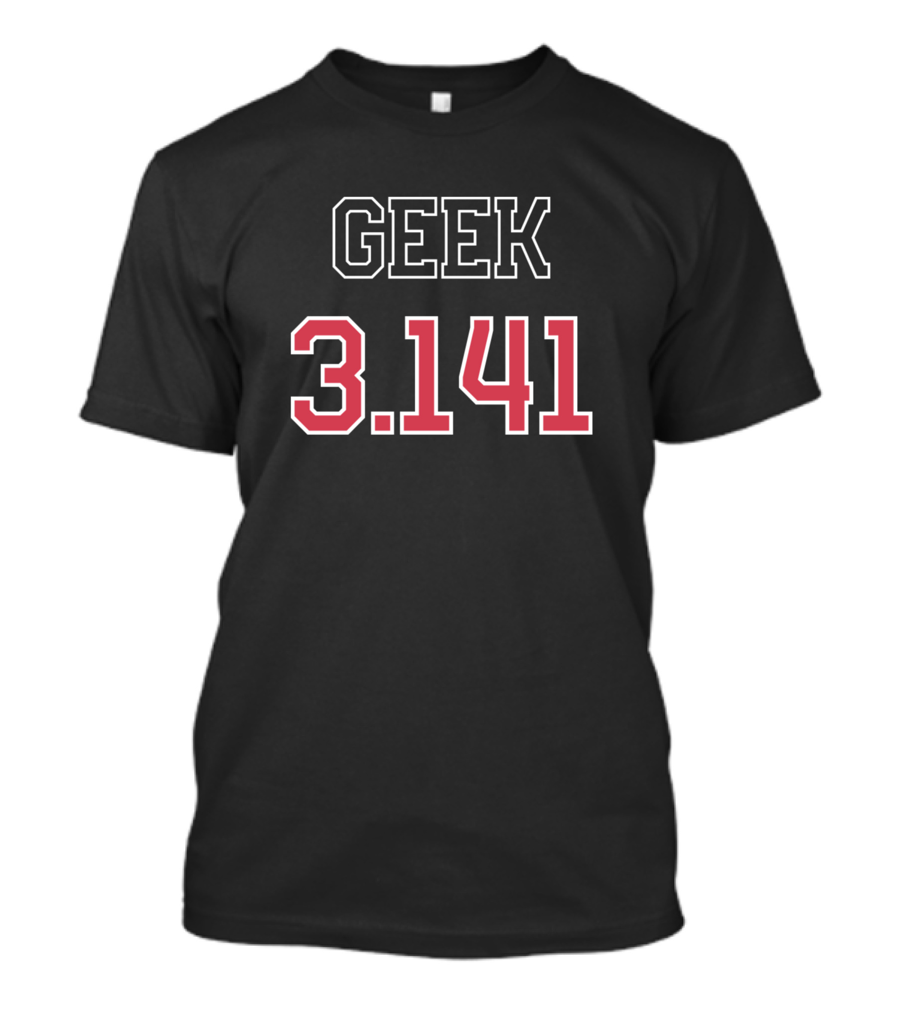 GEEK 3.141 Football Number T-Shirt