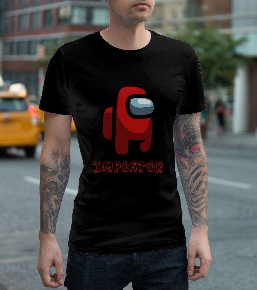 Among Us Impostor Red Crewmate T-Shirt