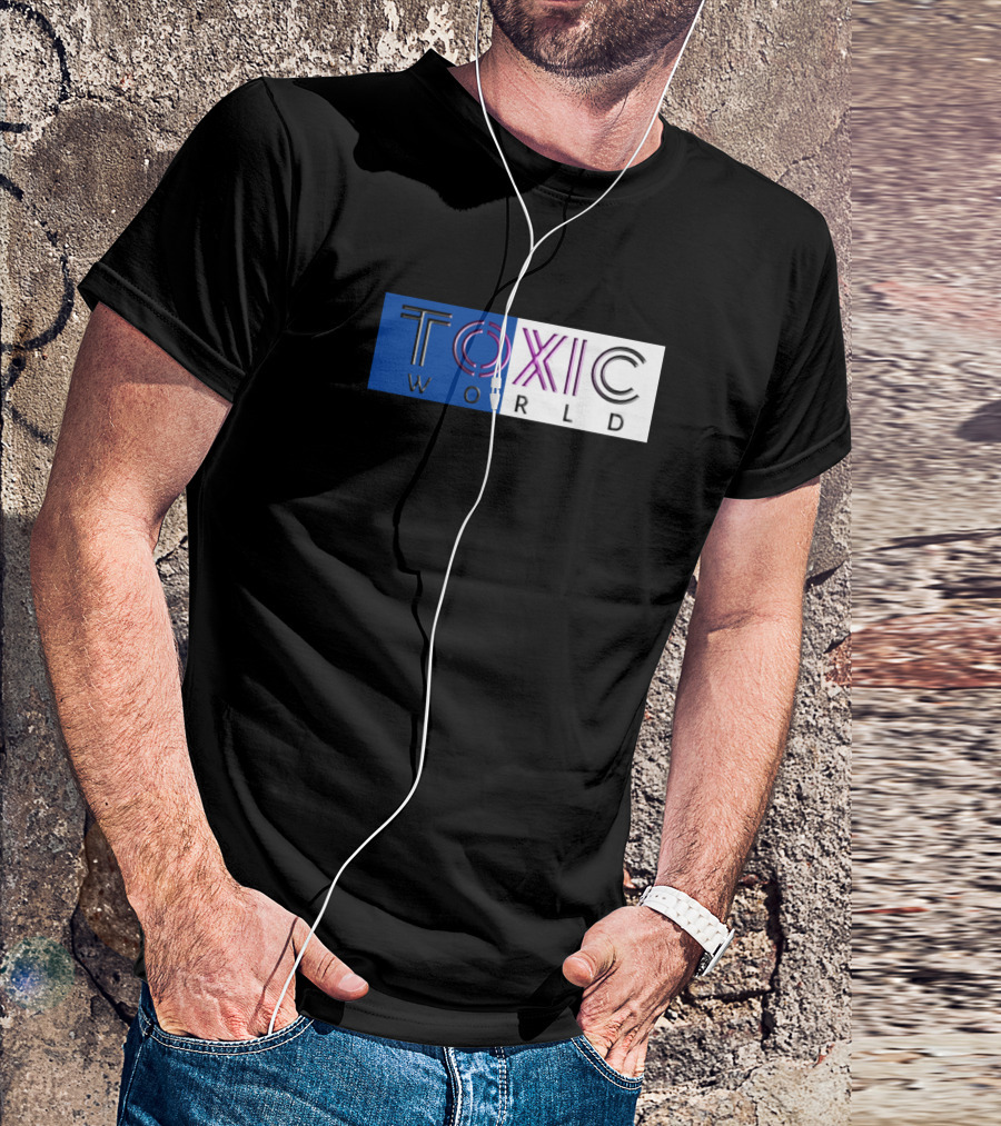 Toxic World Retro Neon T-Shirt