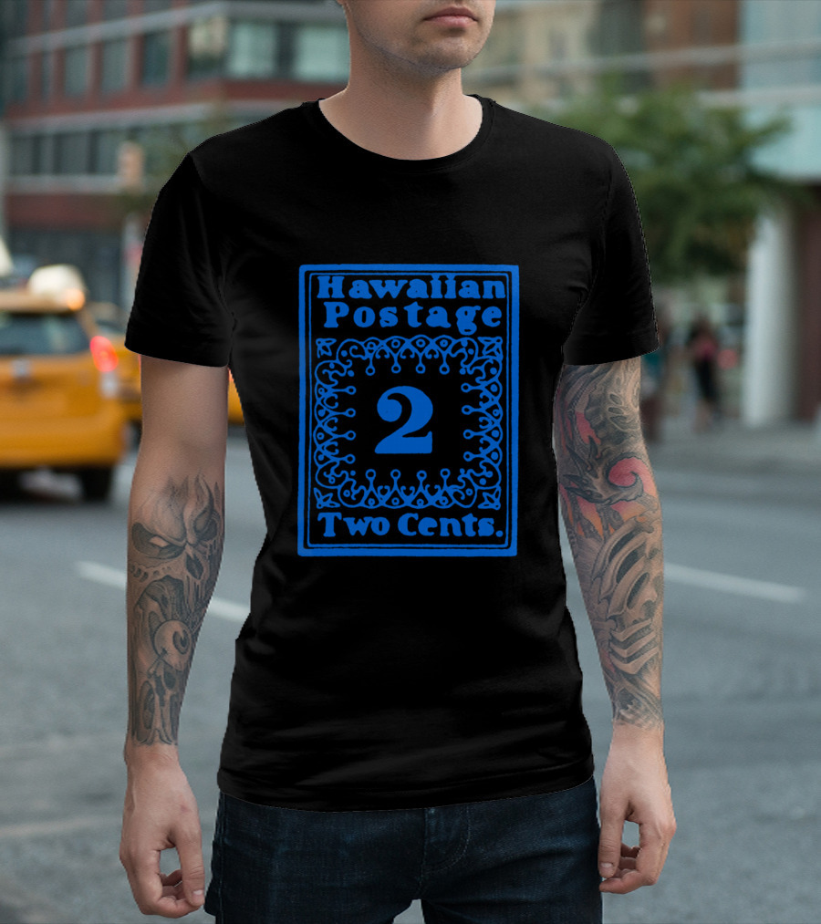 Hawaiian Postage Two Cents Vintage Stamp T-Shirt