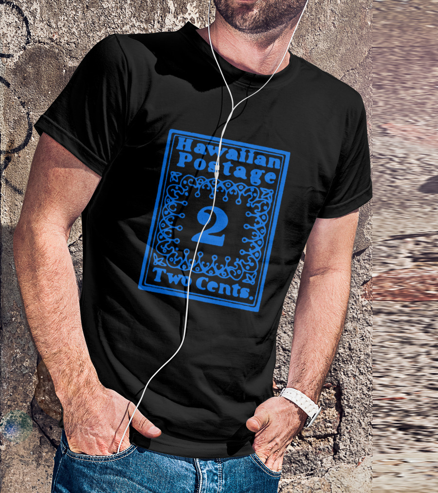 Hawaiian Postage Two Cents Vintage Stamp T-Shirt