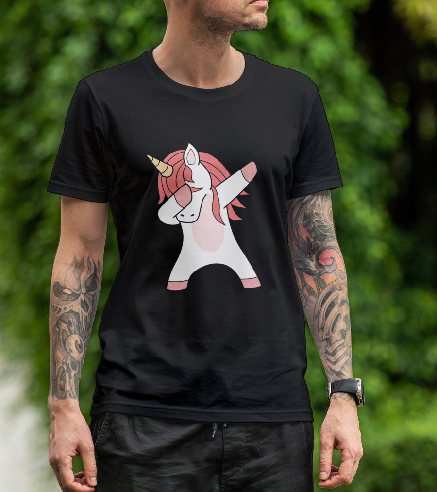 Auntcorn Like Normal Aunt But Cooler Dab Unicorn T-Shirt