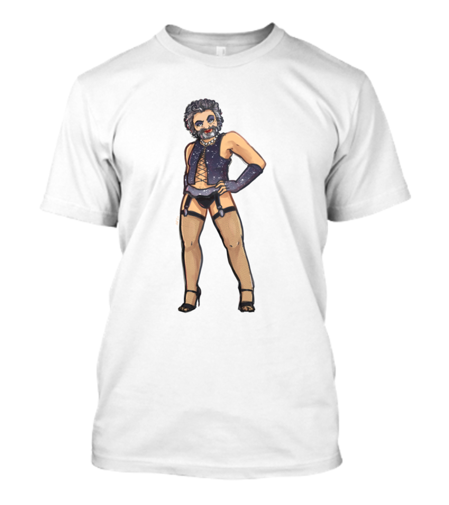 Dr Frank Sheen Furter Rocky Horror Character Mashup T-Shirt
