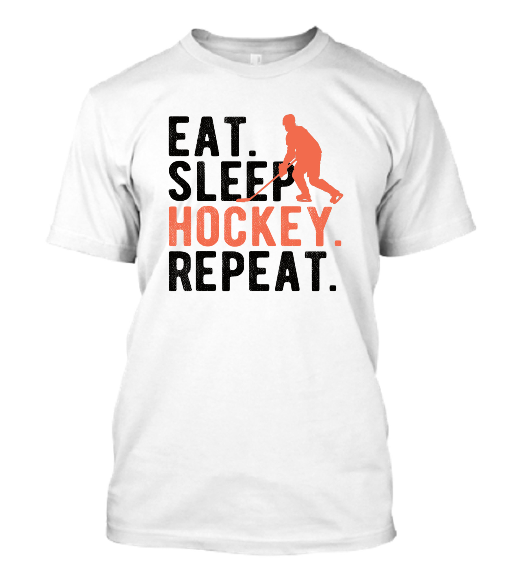 Eat Sleep Hockey Repeat Ice Sports Enthusiast T-Shirt