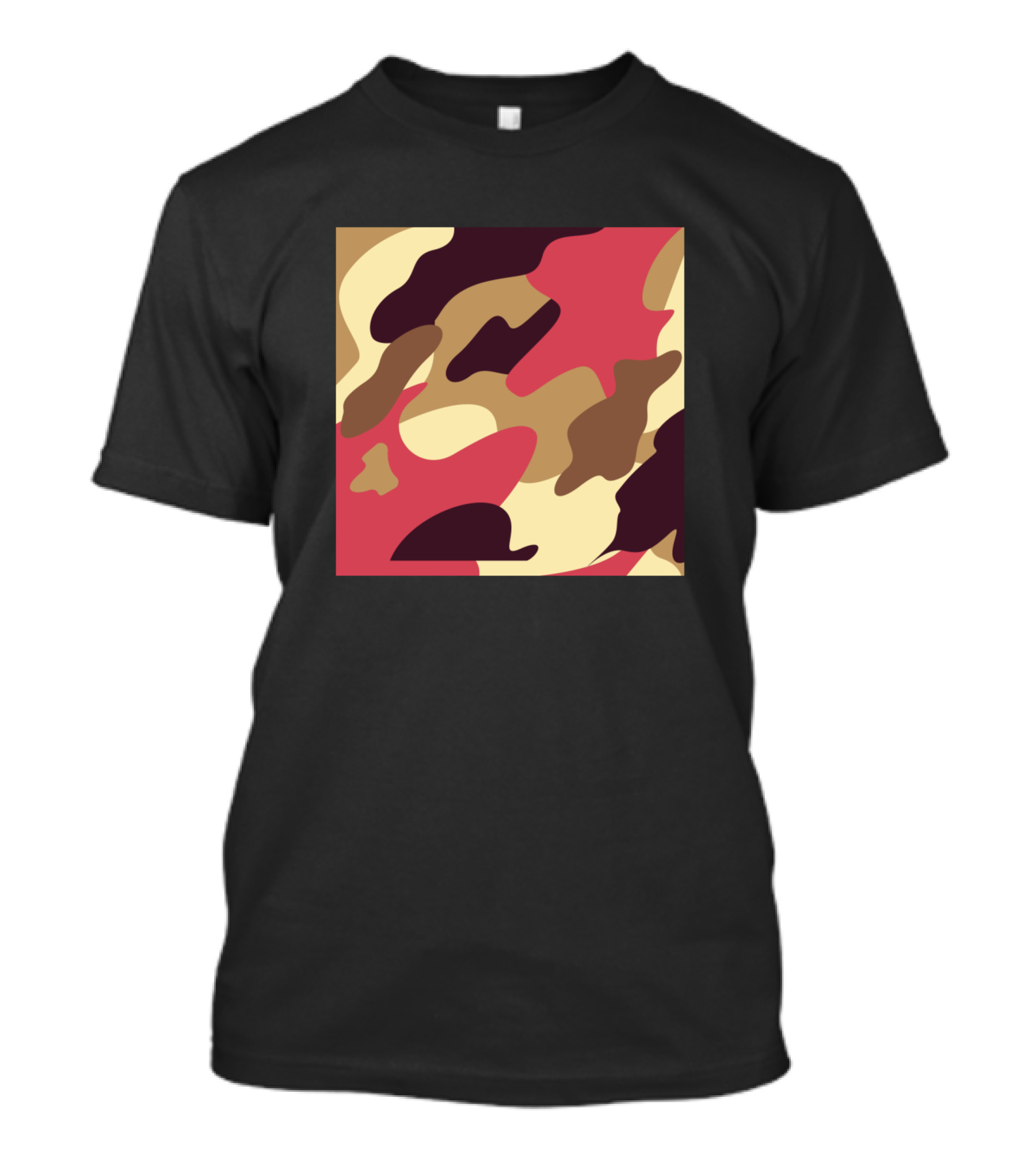 Raspberry Chocolate Camouflage T-Shirt