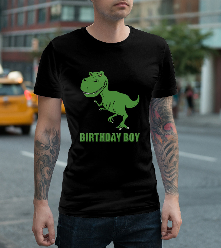 Birthday Boy Dinosaur T-Shirt