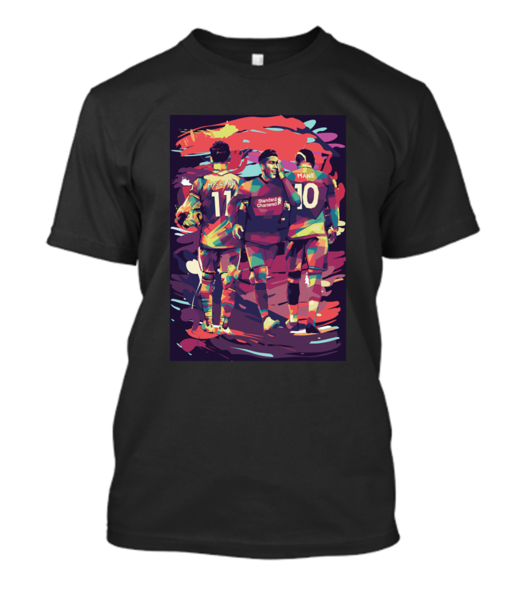 Trio Firmansah Salah Mane Liverpool Football T-Shirt