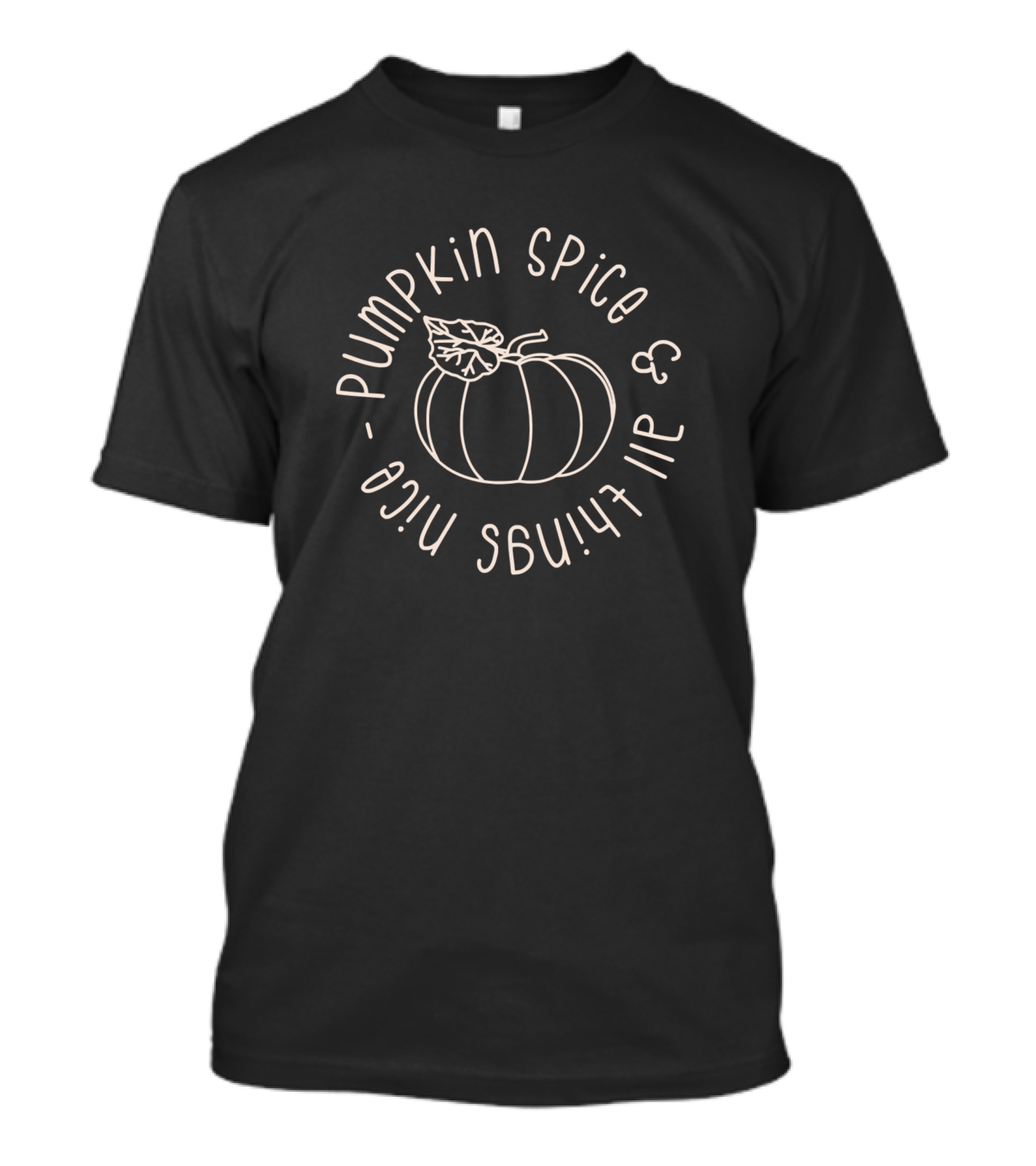 Pumpkin Spice And All Things Nice With Pumpkin T-Shirt
