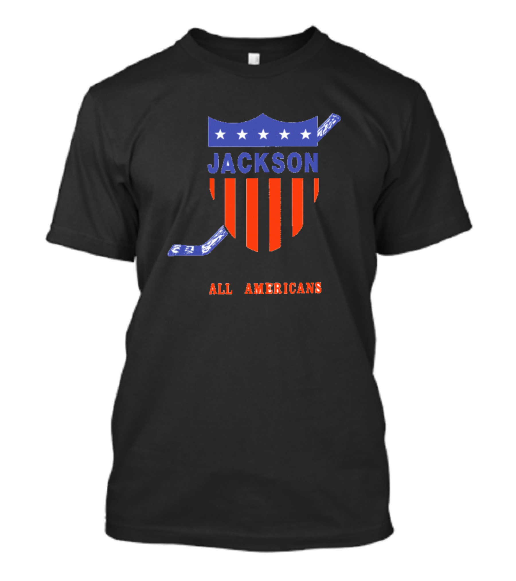 Jackson All Americans Shield Stars Hockey Stick T-Shirt