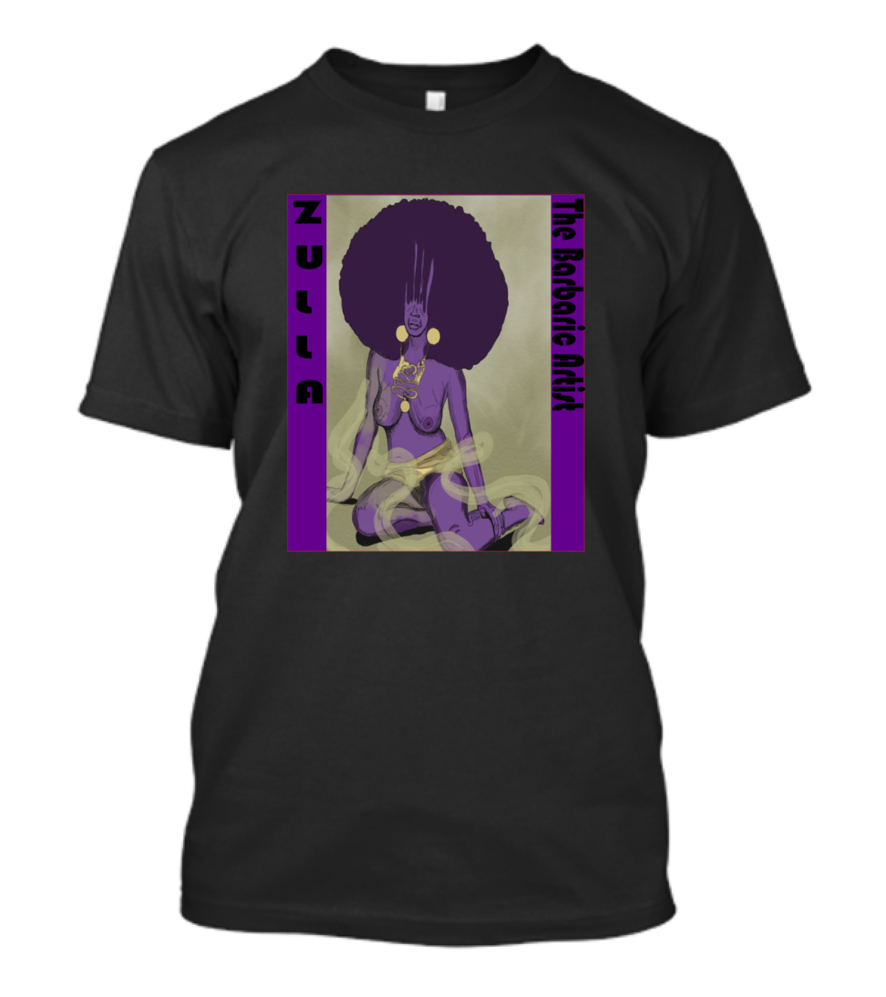Zulla The Robotic Artist Melted Tribute To The Black Woman T-Shirt