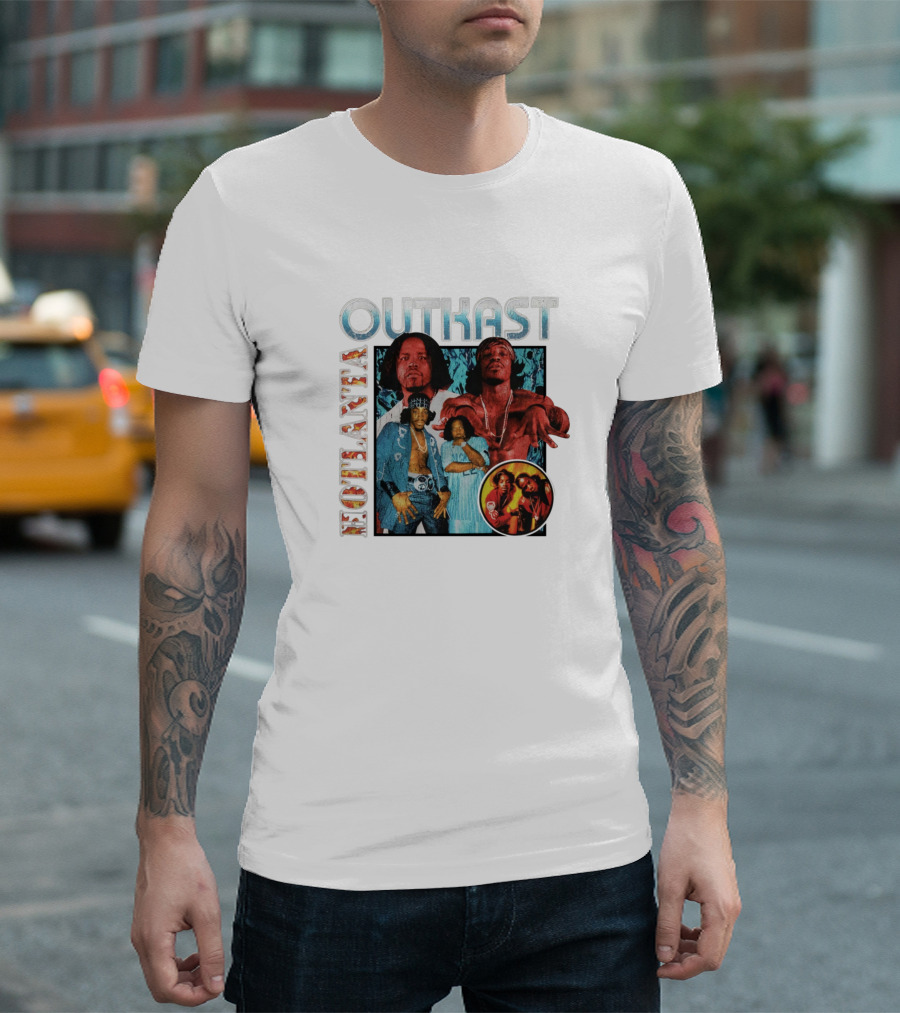 Outkast Hotlanta Music Legends Collage T-Shirt