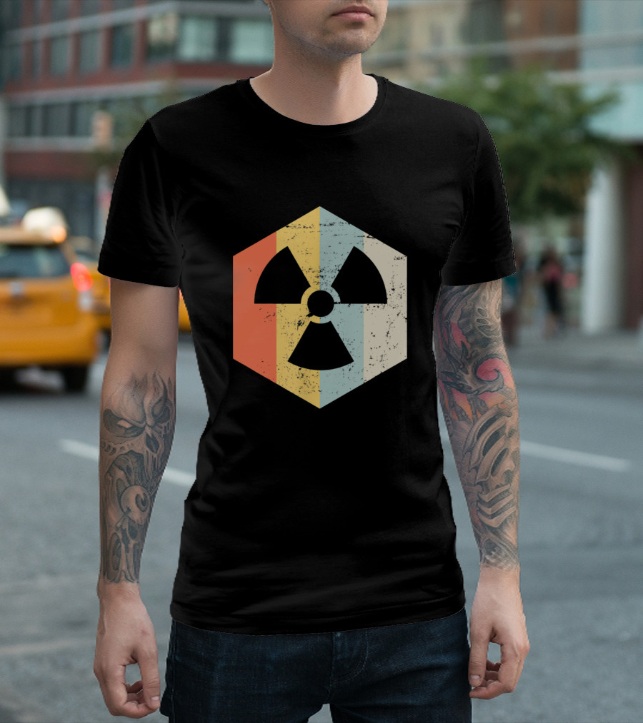 Retro Radiation Symbol Xray Tech Rad Tech T-Shirt