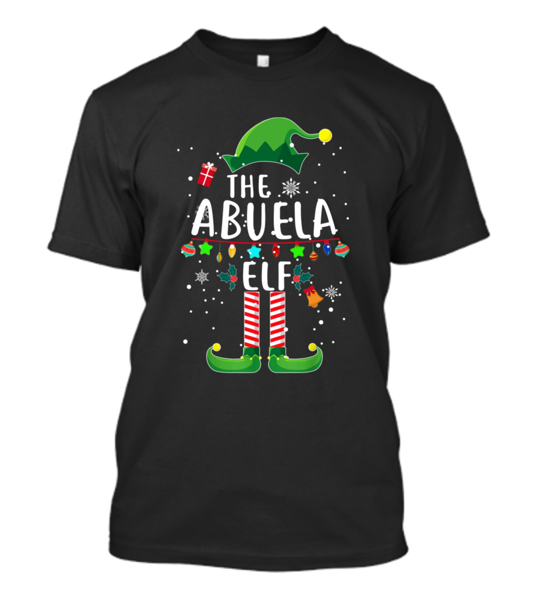 The Abuela Elf Christmas Family Matching T-Shirt