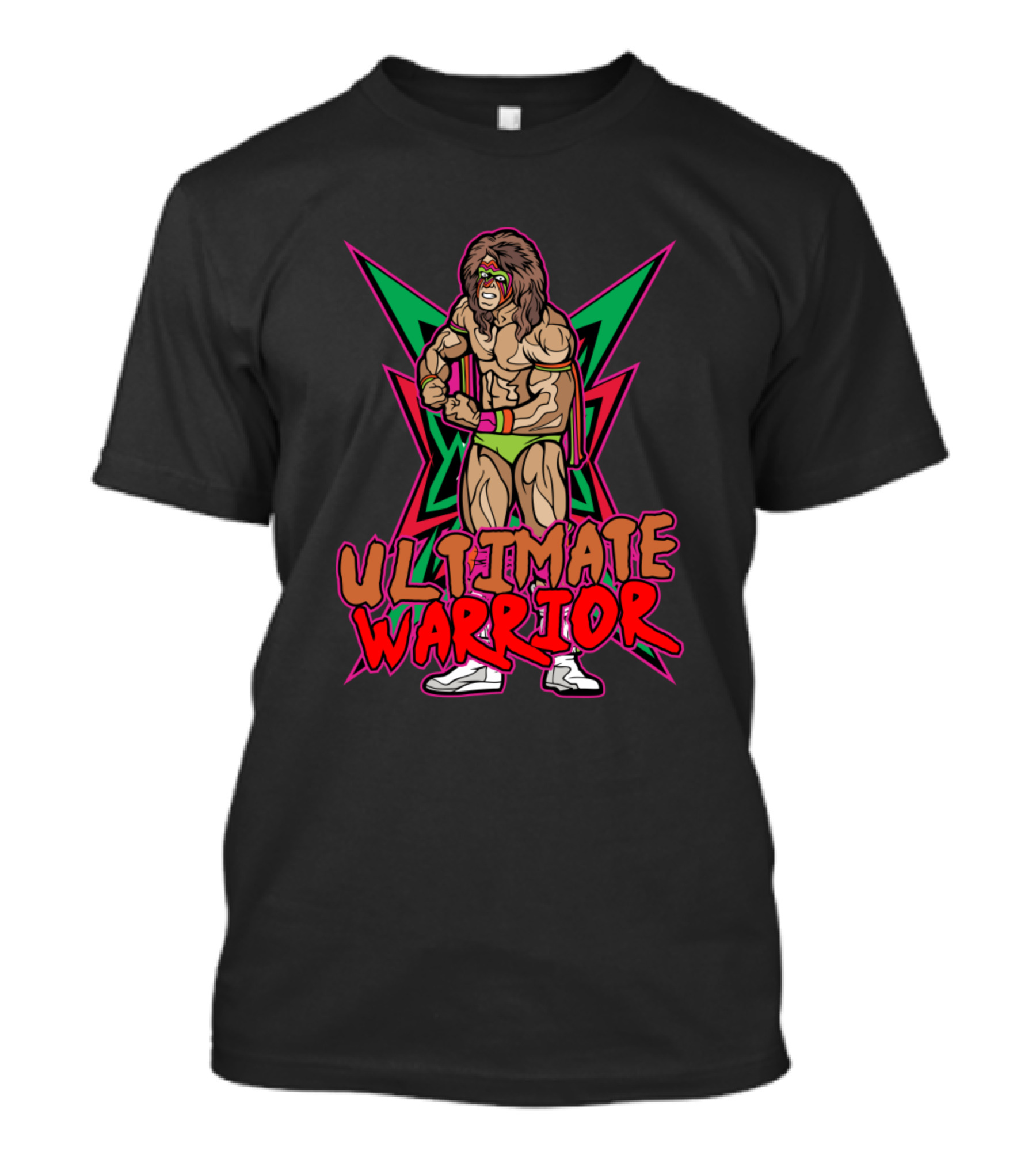 Ultimate Warrior Graphic Retro T-Shirt