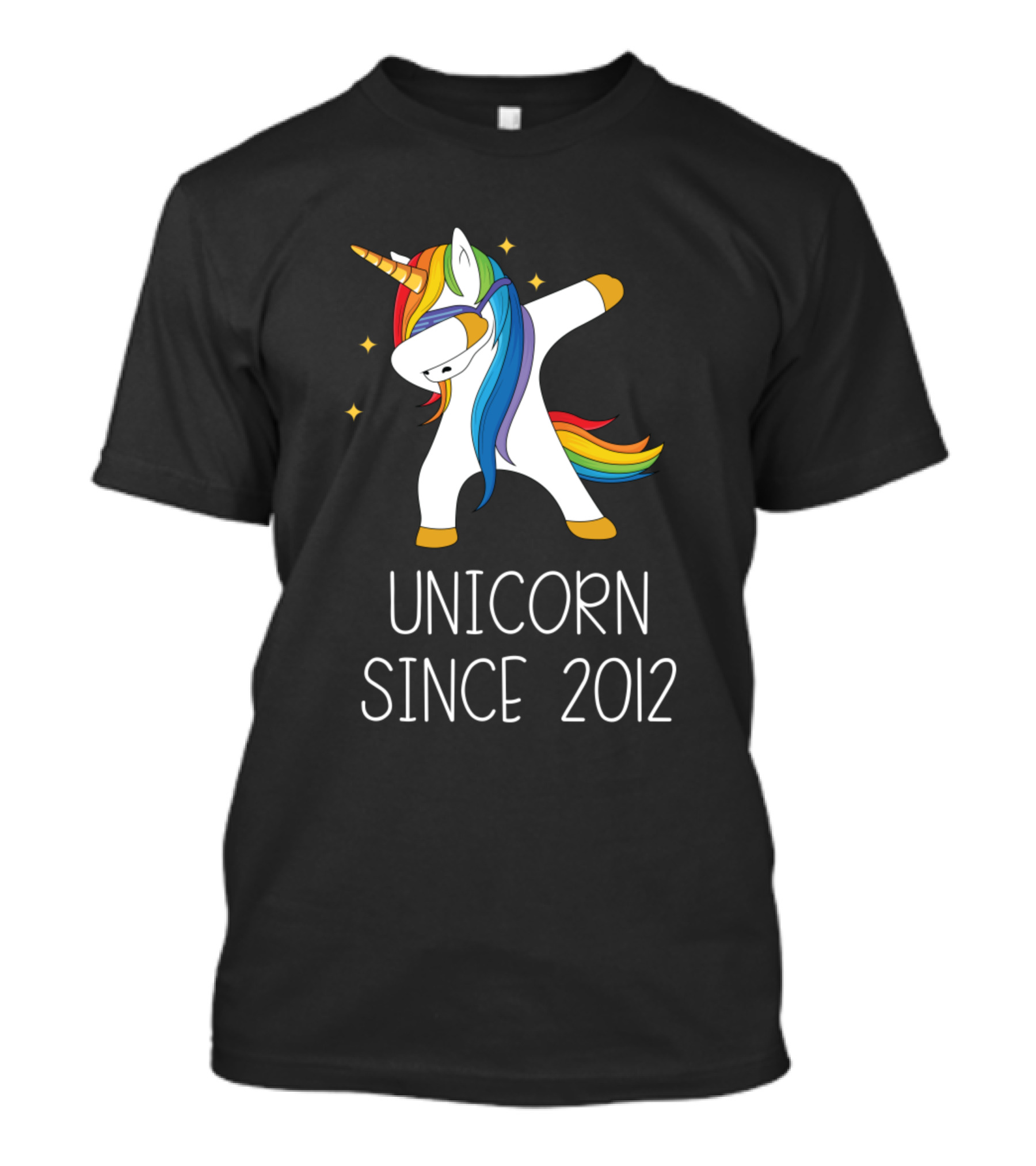 Unicorn Dabbing Dance Magic Since 2012 T-Shirt