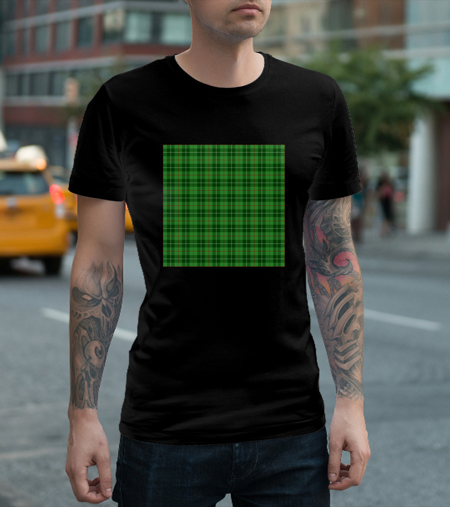 Boyle Plaid Tartan Scottish Green T-Shirt