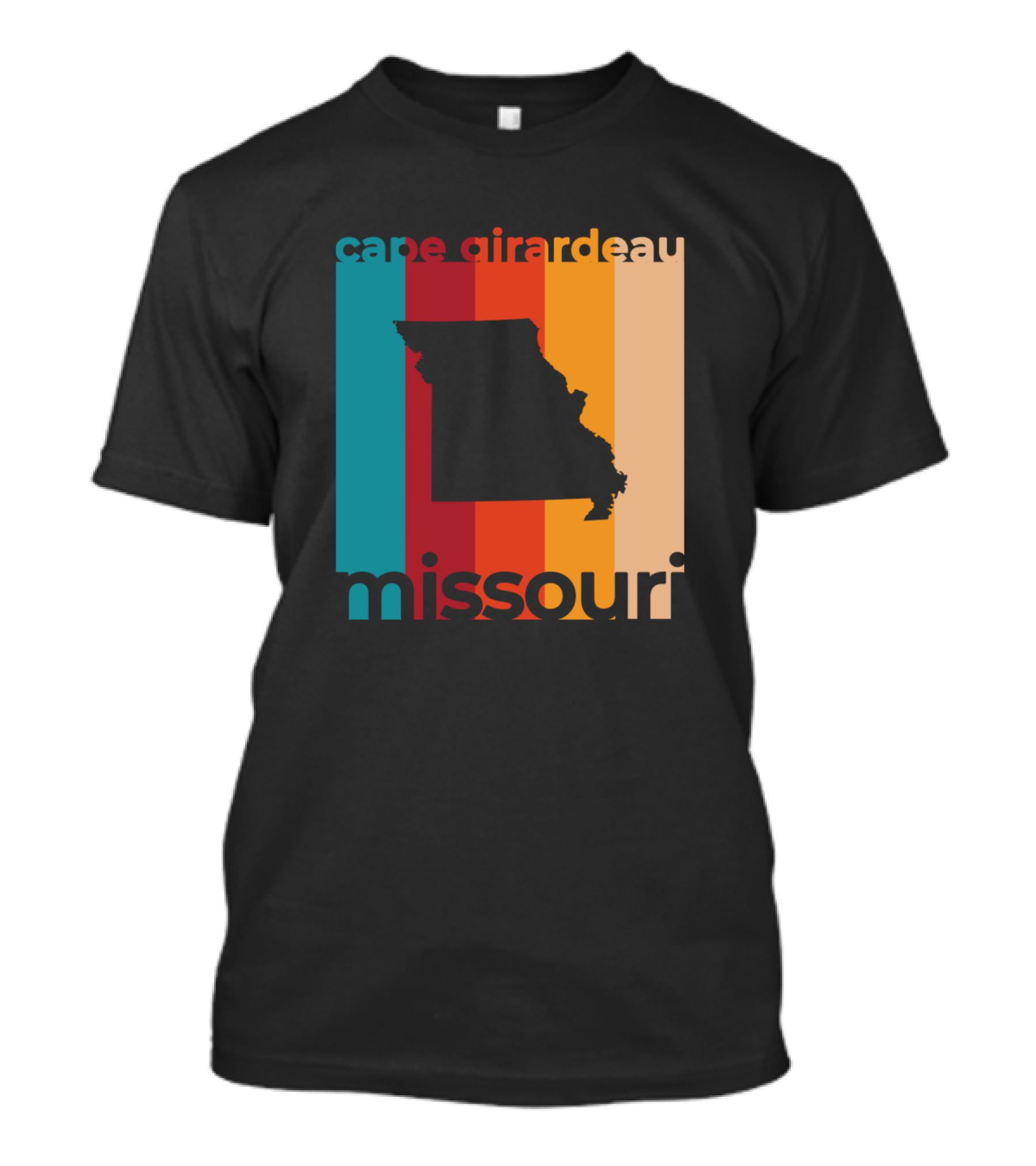 Cape Girardeau Missouri Retro State T-Shirt