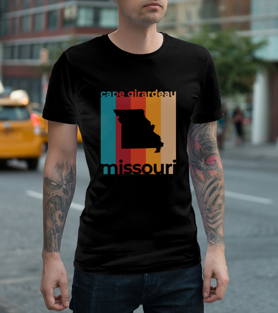 Cape Girardeau Missouri Retro State T-Shirt