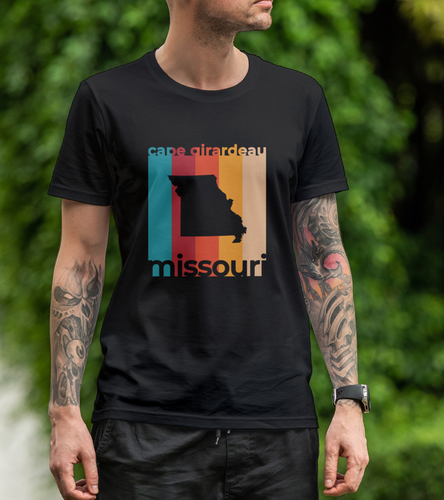 Cape Girardeau Missouri Retro State T-Shirt