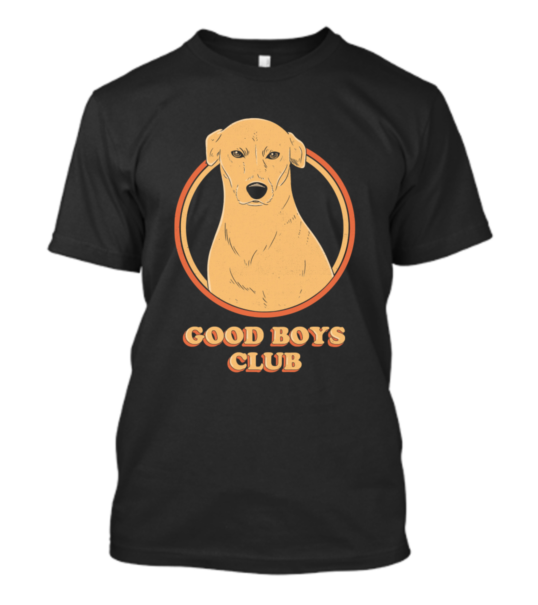 Good Boys Club Dog Retro Circle T-Shirt