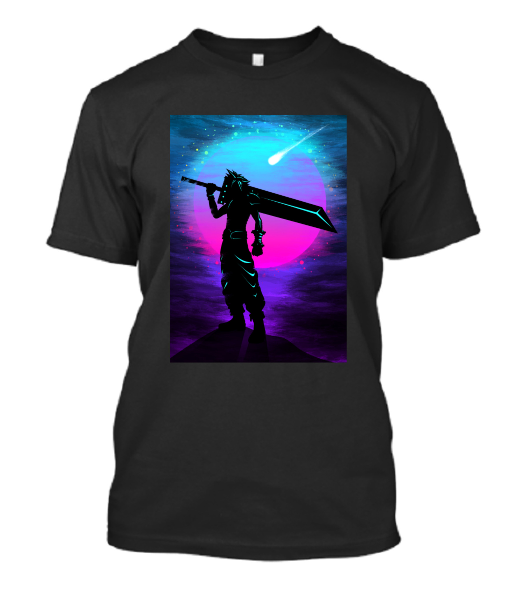 Final Fantasy Cloud Strife Meteor T-Shirt