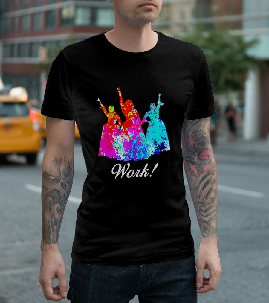 Schuyler Sisters Work Colorful T-Shirt