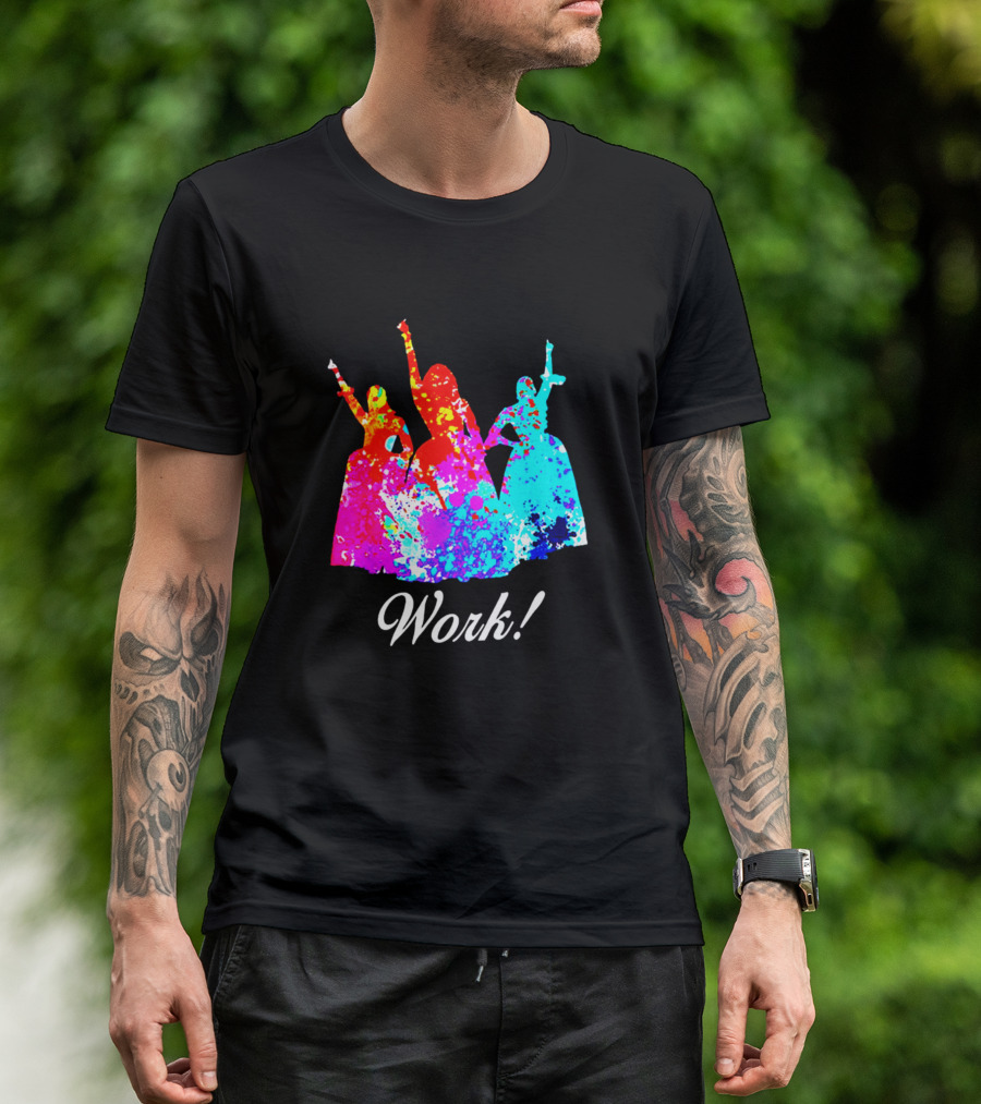 Schuyler Sisters Work Colorful T-Shirt