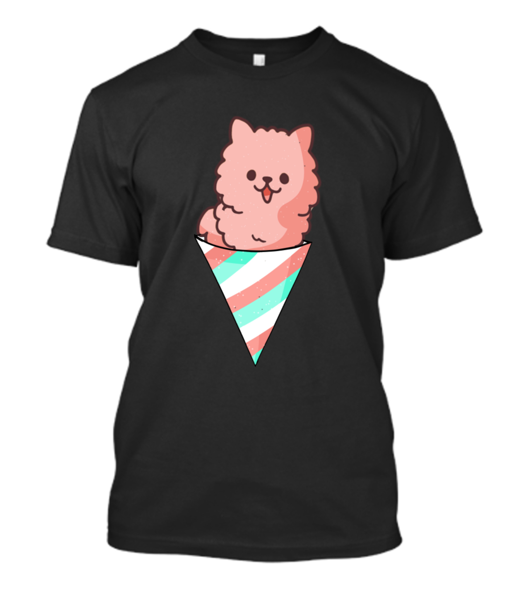 Cotton Candy Corgi Cone Delight T-Shirt