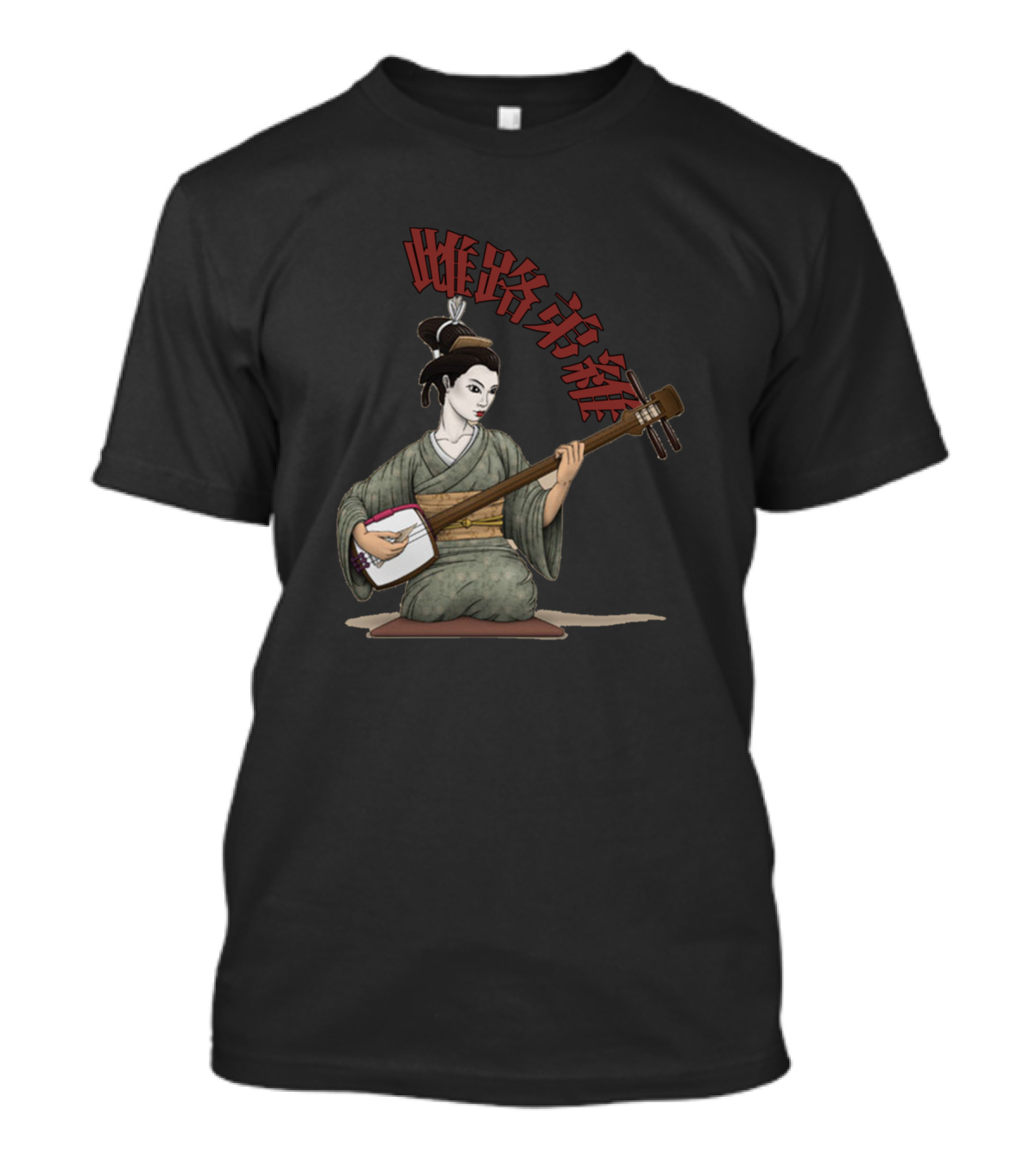 Geisha Shamisen Melody T-Shirt