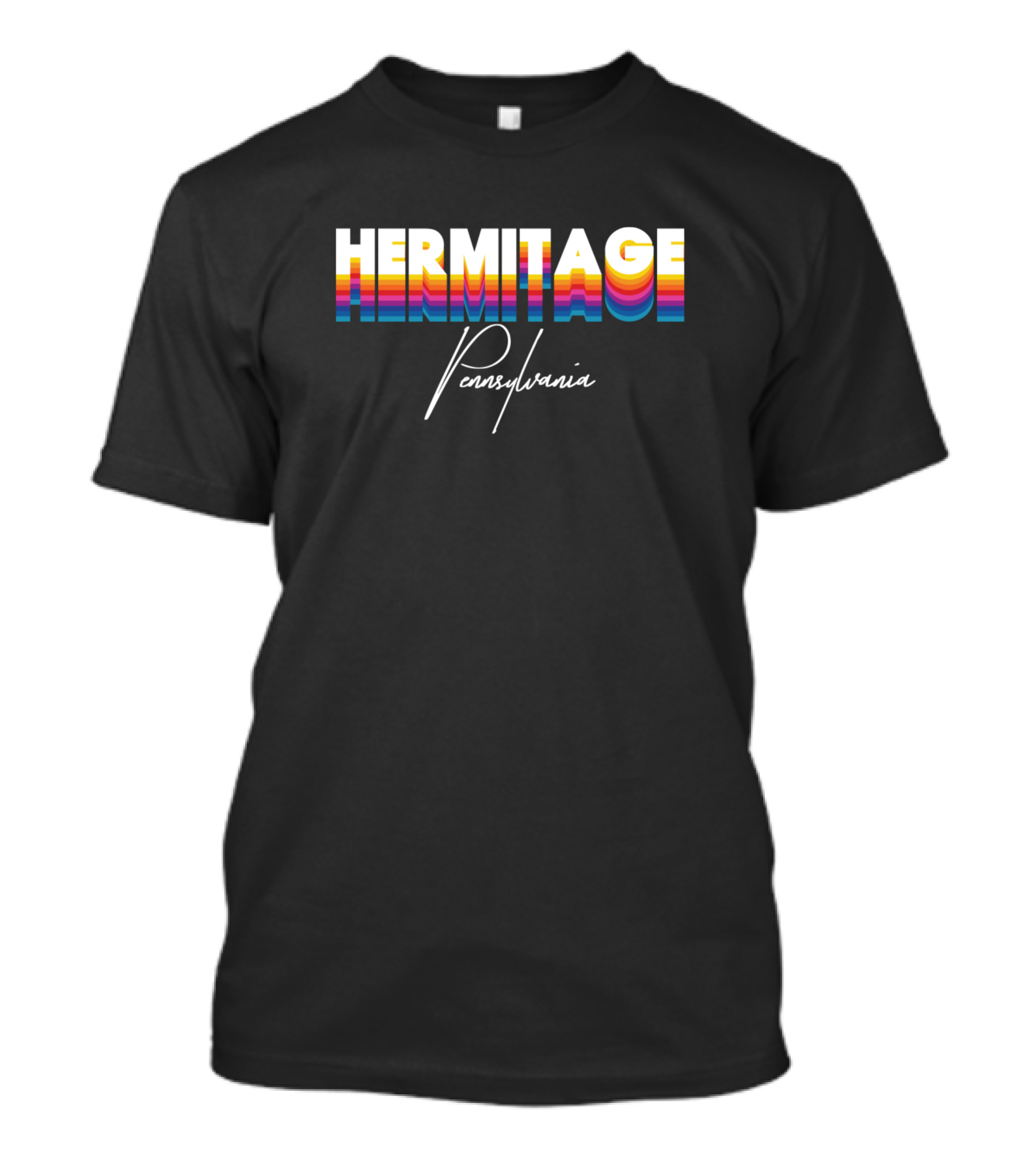 Hermitage Pennsylvania Retro Vintage Cloth T-Shirt
