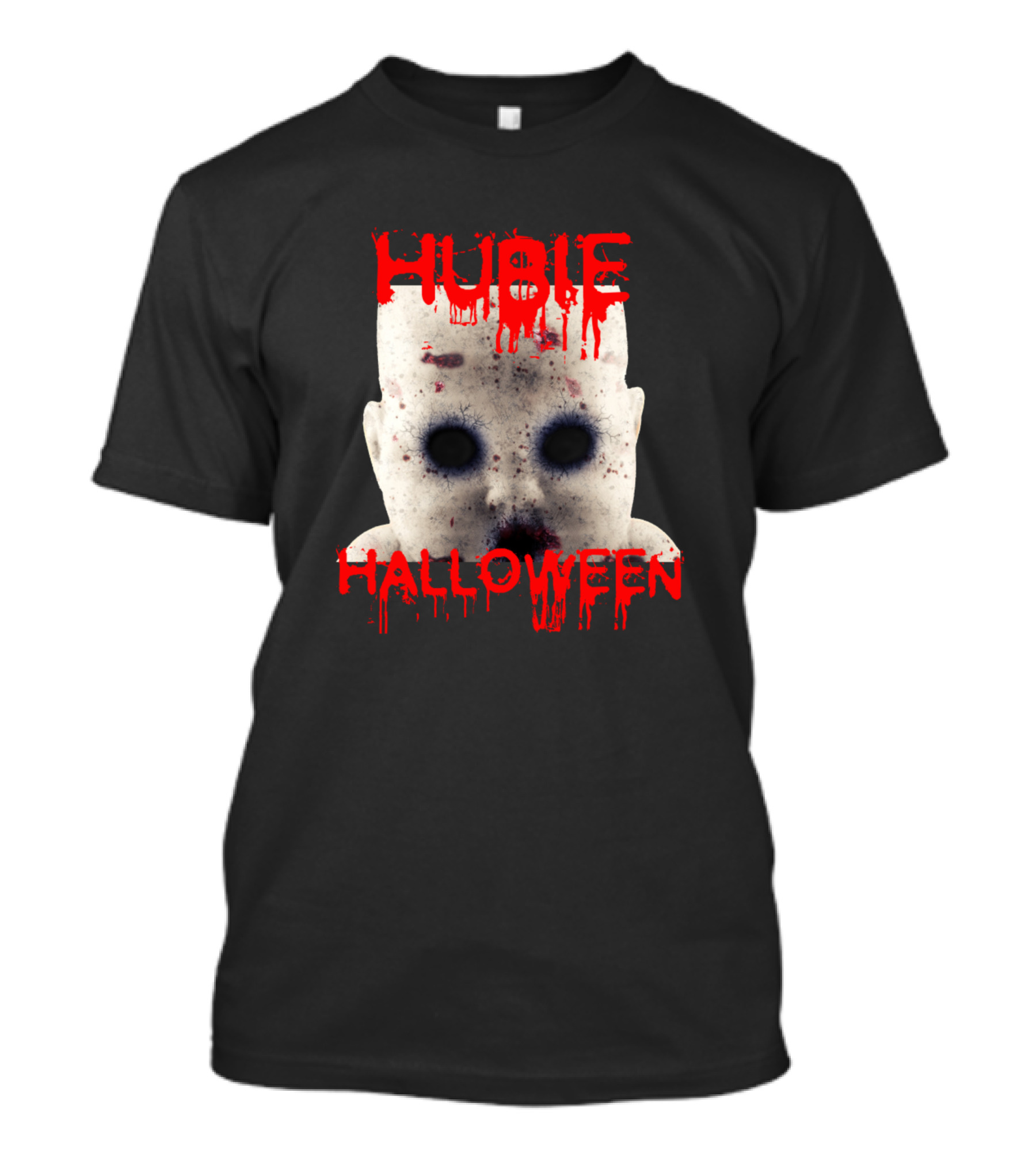Hubie Halloween Mask Creepy Doll T-Shirt