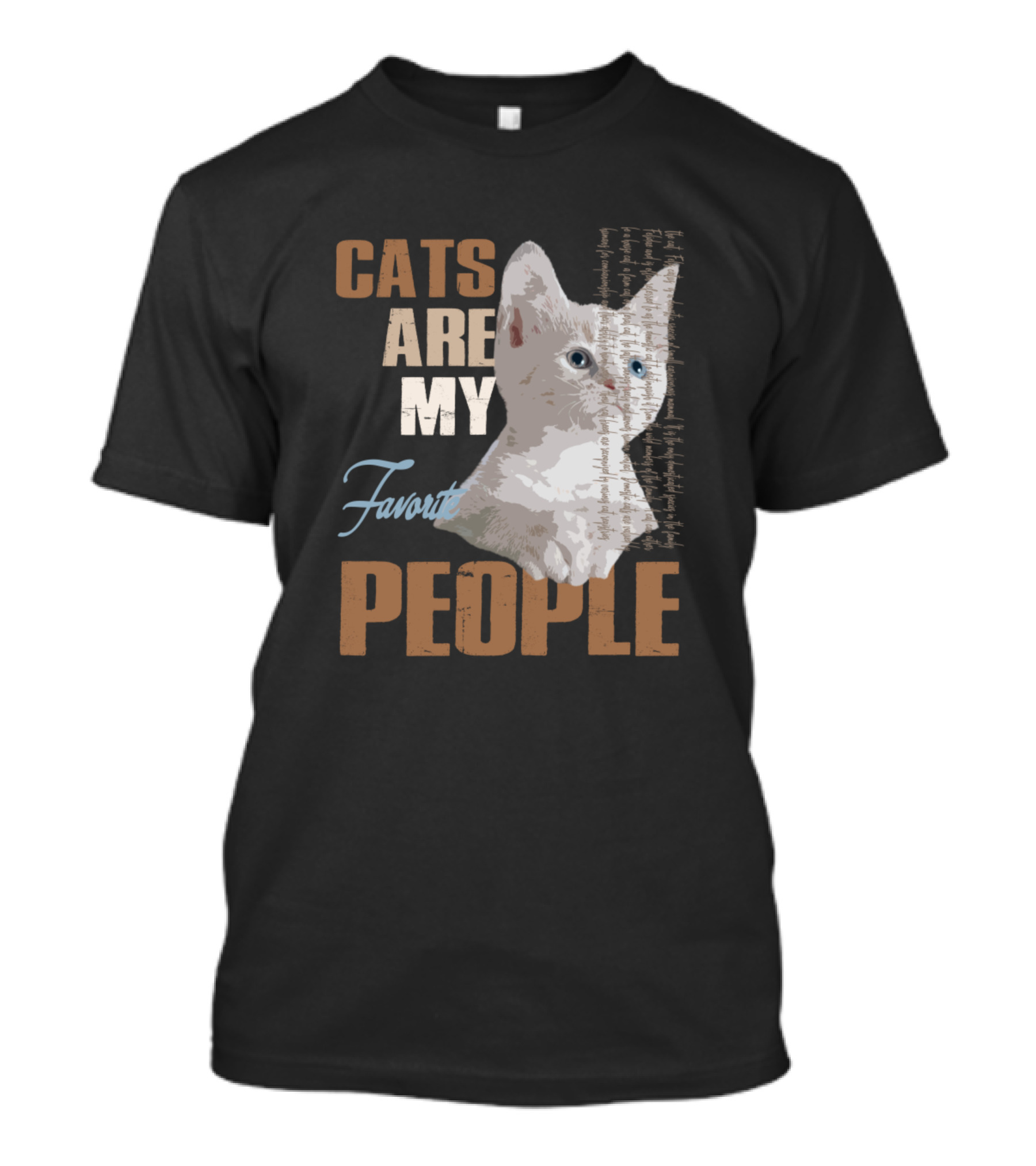 Cats Are My Favorite People T-Shirt