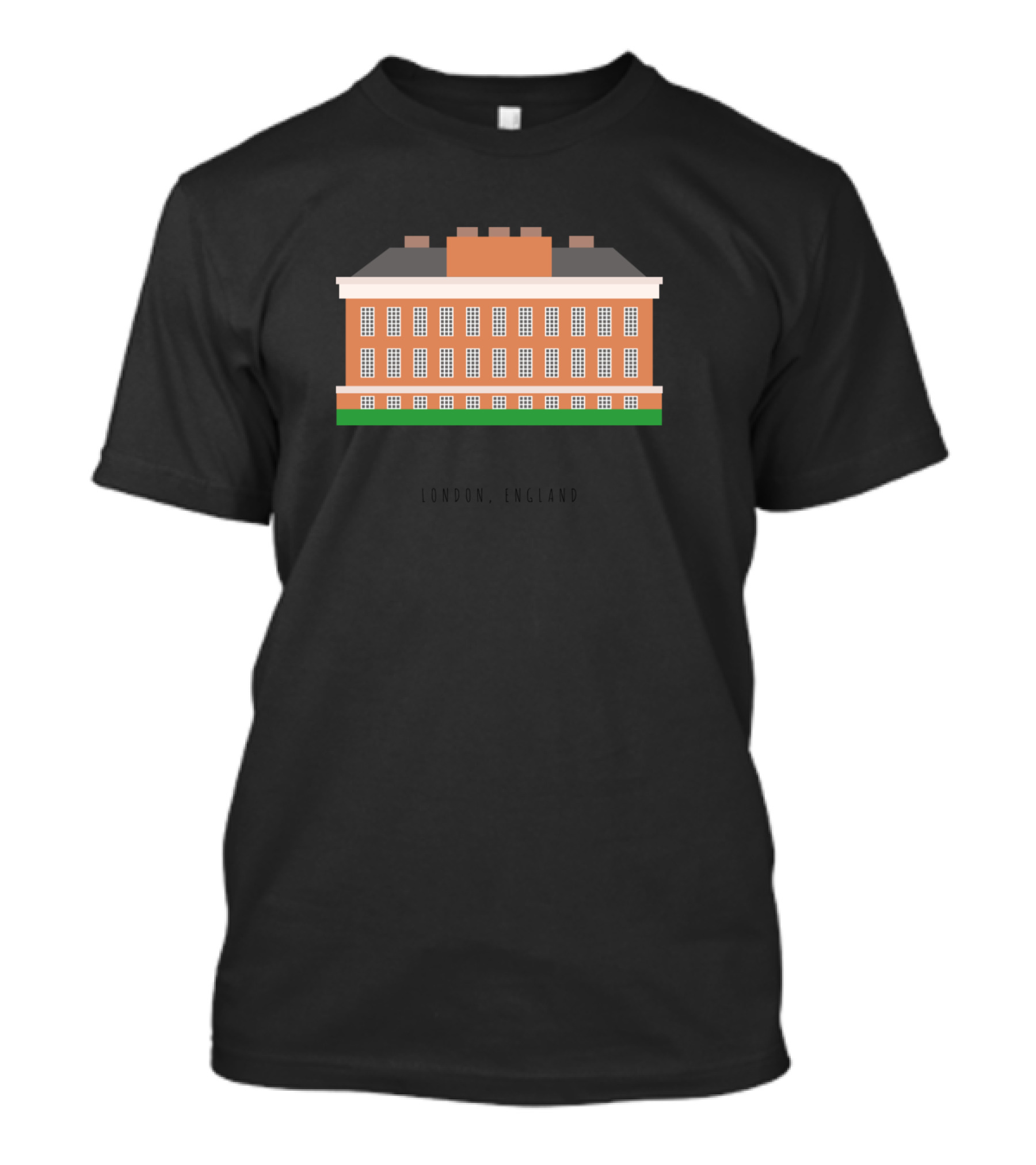 Kensington Palace Illustration London England UK T-Shirt