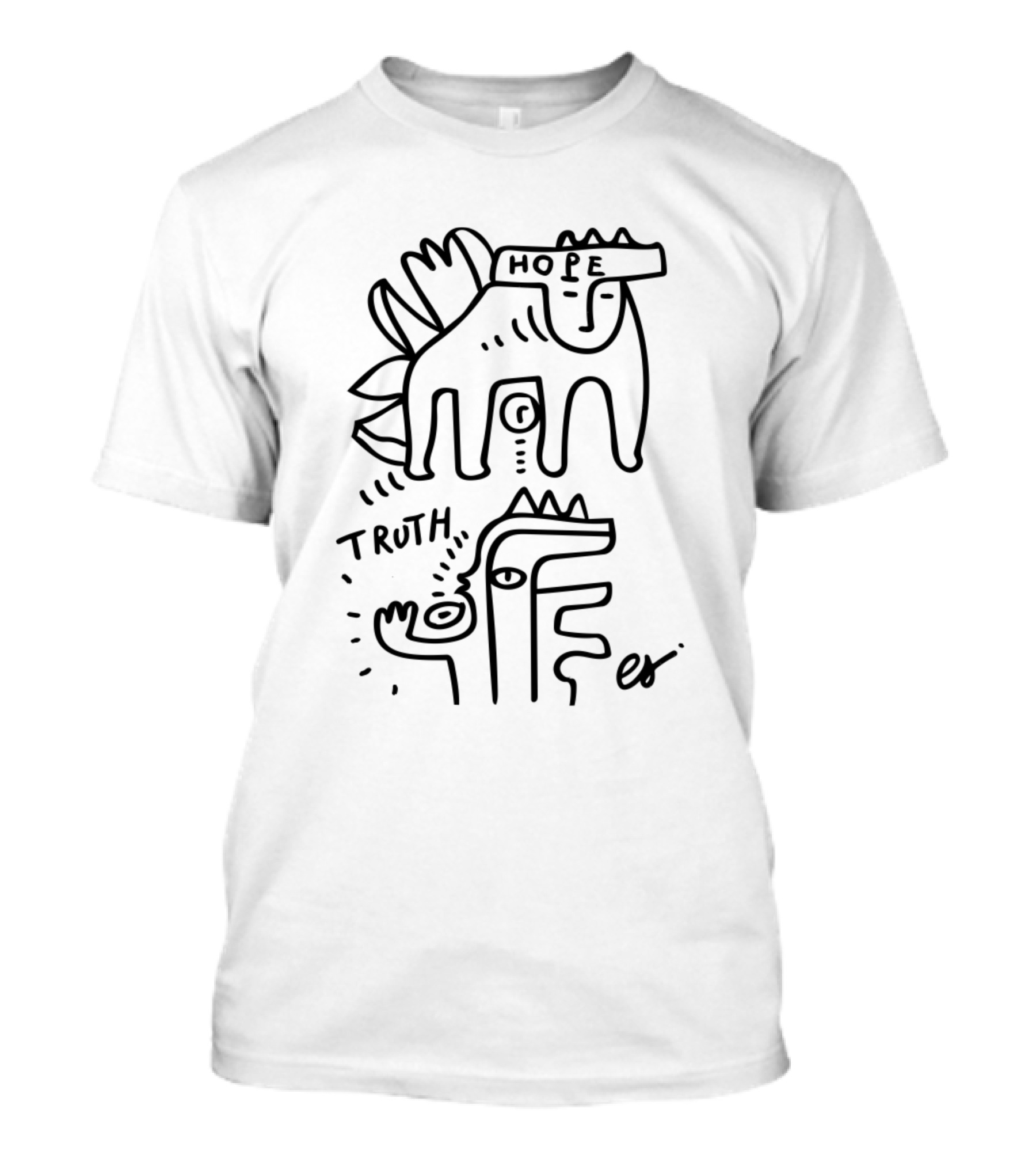 King Of Street Art Hope Truth Eyes Of Love T-Shirt