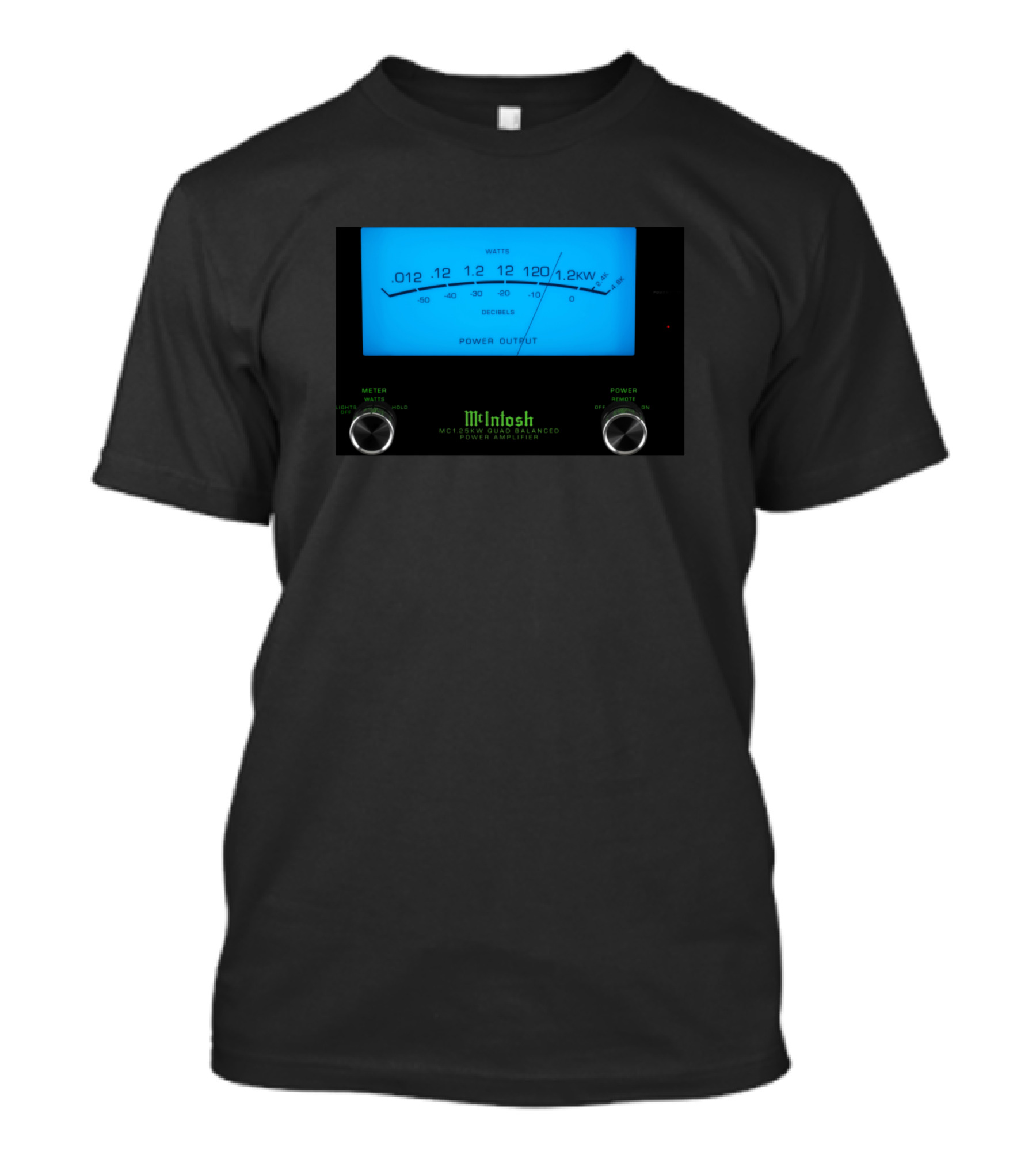 McIntosh MC125KW Power Output Meter McIntosh Laboratory Classic Amplifier Display T-Shirt