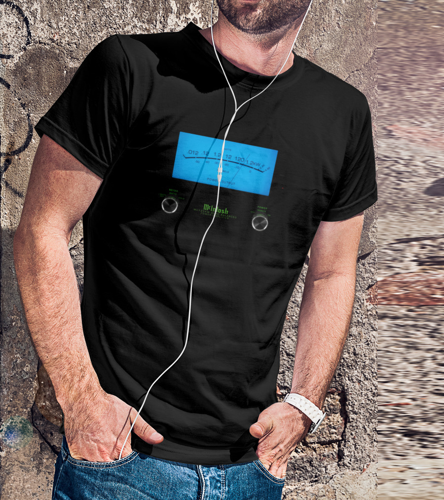 McIntosh MC125KW Power Output Meter McIntosh Laboratory Classic Amplifier Display T-Shirt