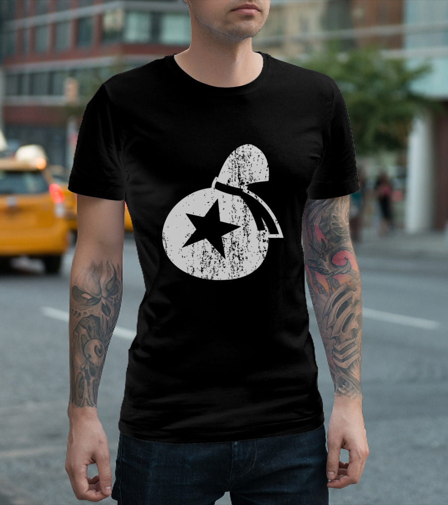 Animal Crossing Bell Bag Star Icon White T-Shirt